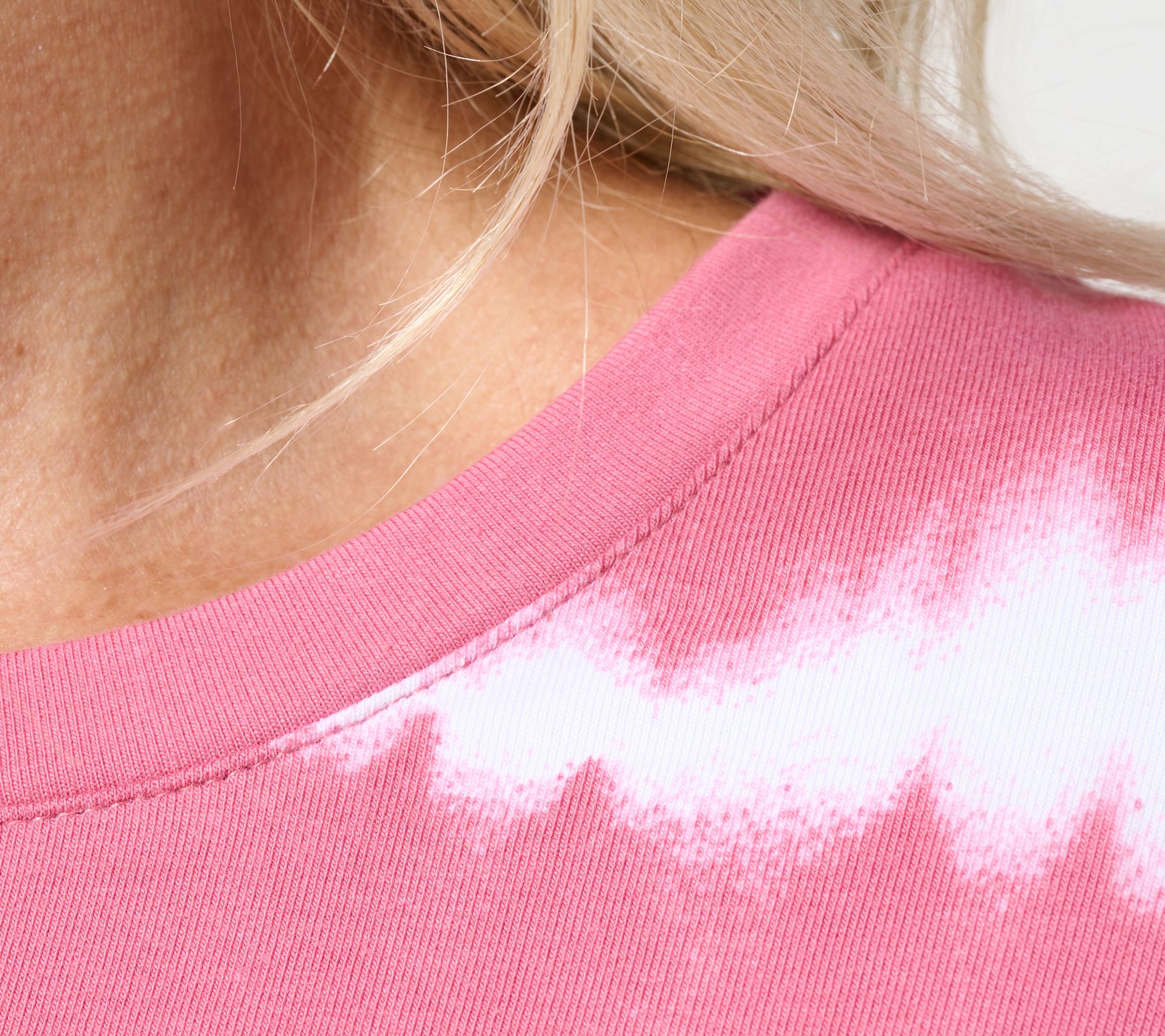 Denim & Co. Tie-Dye French Terry Long-Sleeve Sweatshirt