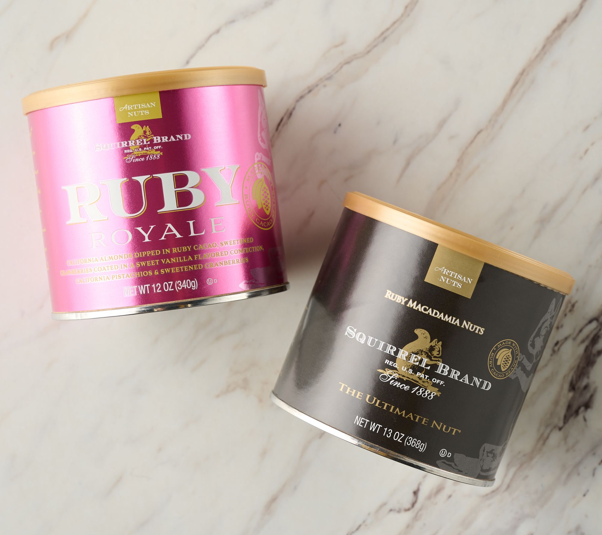 Squirrel Brand (2) 12-14 oz. Cans Ruby Cacao Duos