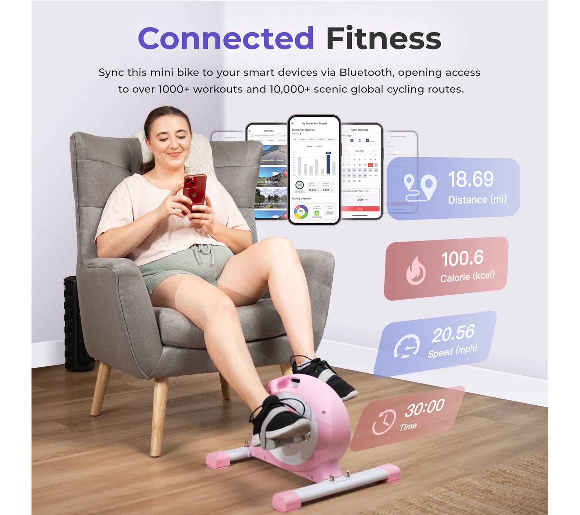 Sunny Under Desk Smart Mini Pedal