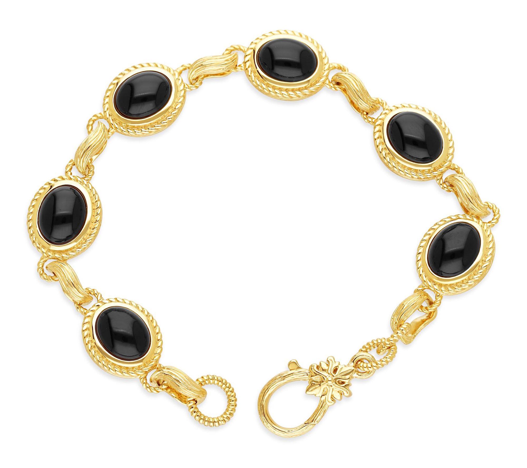 Ariva Sterling Silver Onyx Arden Bracelet