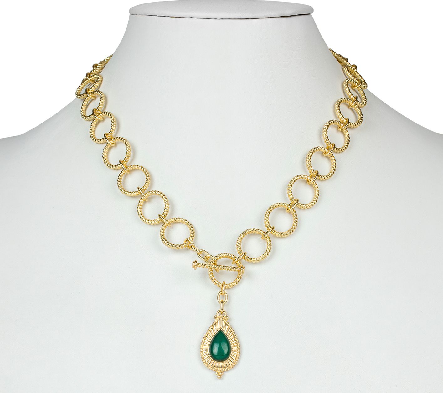 Patricia Nash Jade Museum Toggle Bracelet