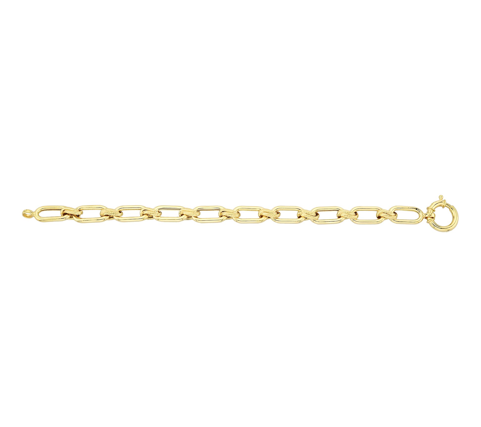 Adorna 14K Gold Status Chain Link Bracelet