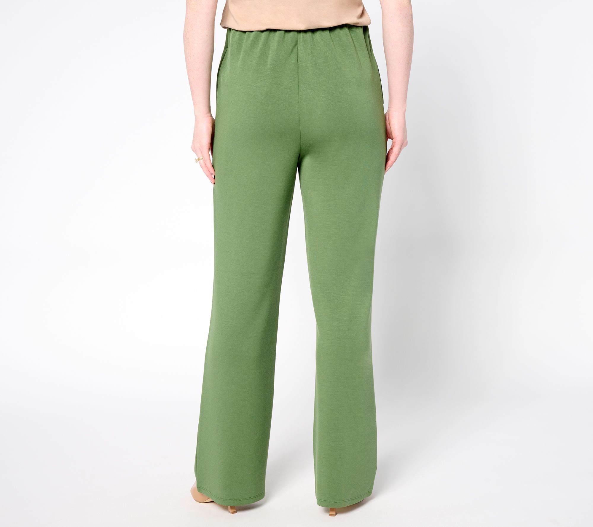 BEAUTIFUL by Lawrence Zarian Petite Pull-On Straight-Leg Pants