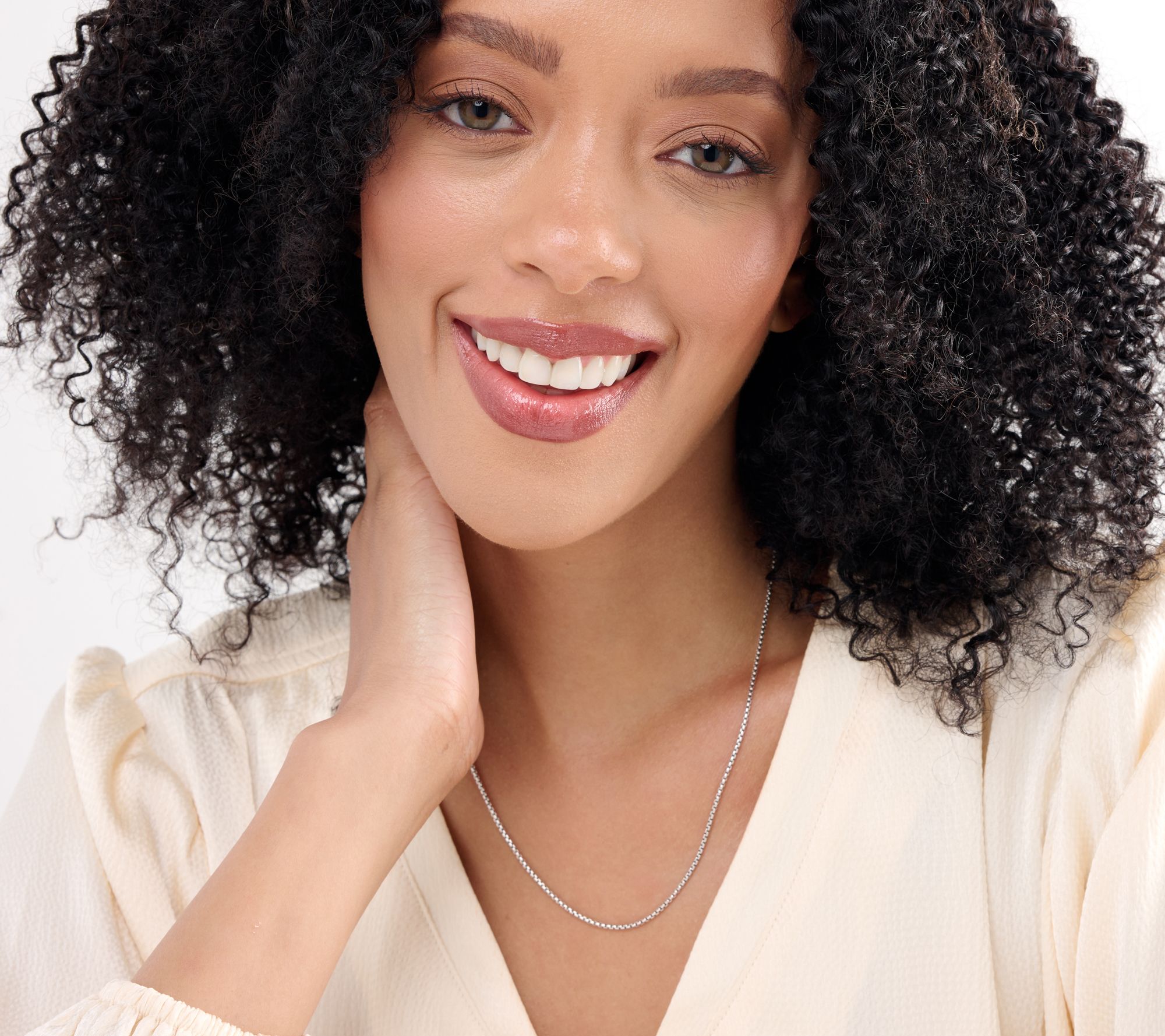 JAI Sterling Silver 1.6mm Baby Box Chain 18