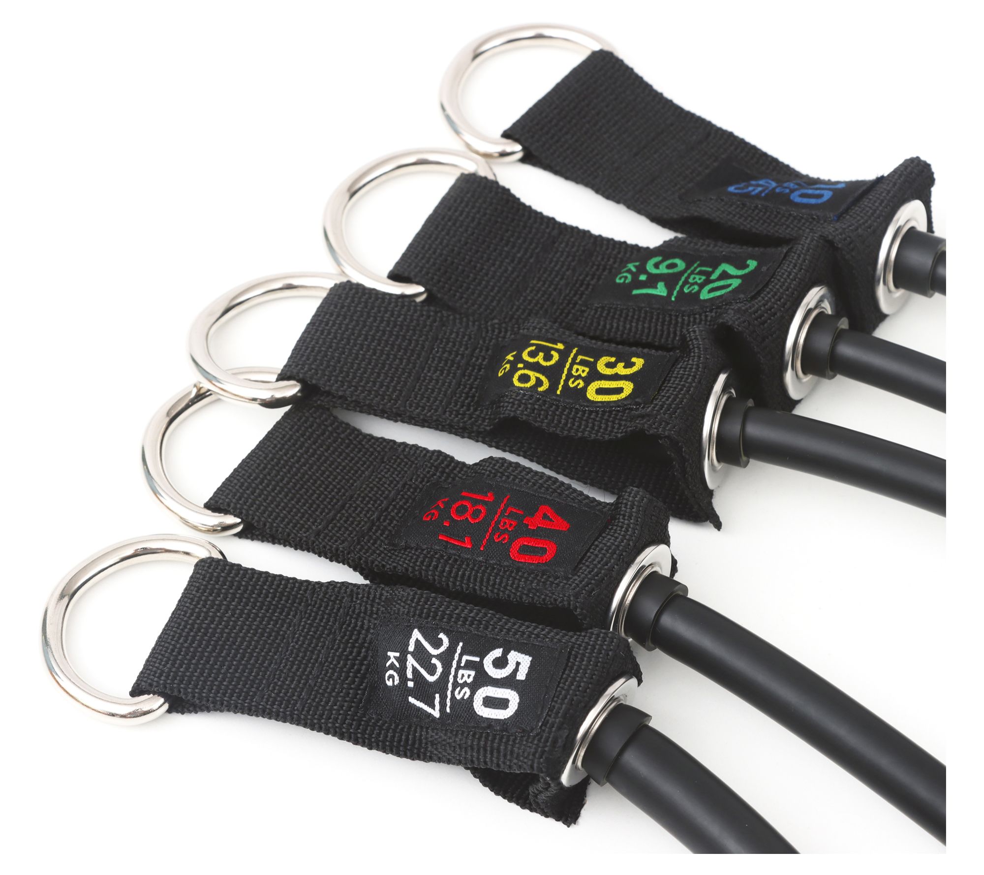 Sunny Health Fitness Resistance Elastic Tube Set