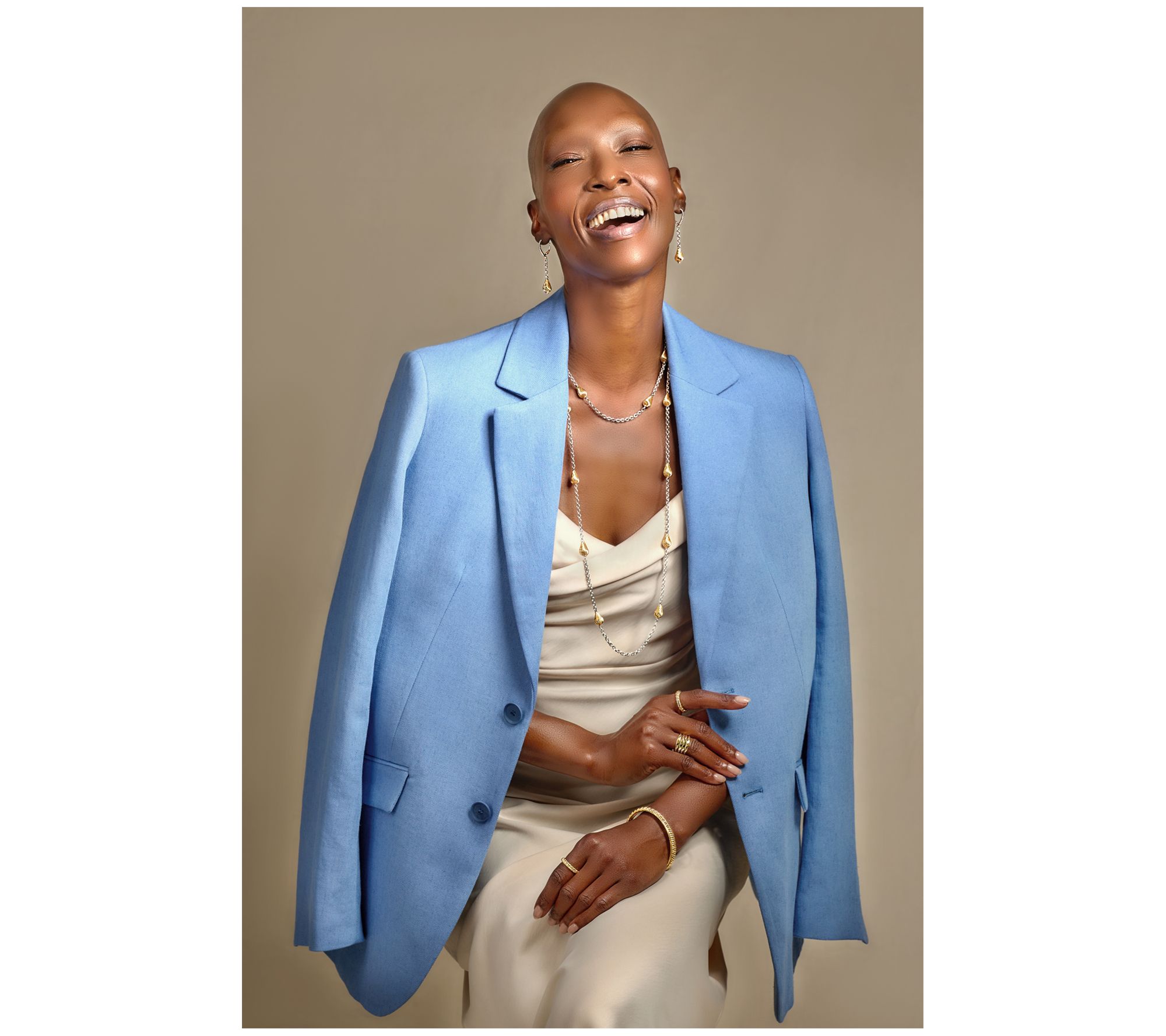 Christian James by Scott Grimes 14K Gold Clad Ripple Cuff Bracelet 14.6g