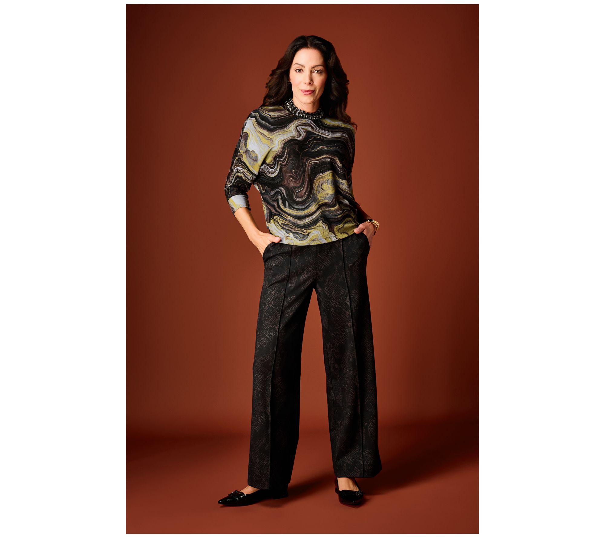 Carla Rockmore Collection Dolman Sleeve Top