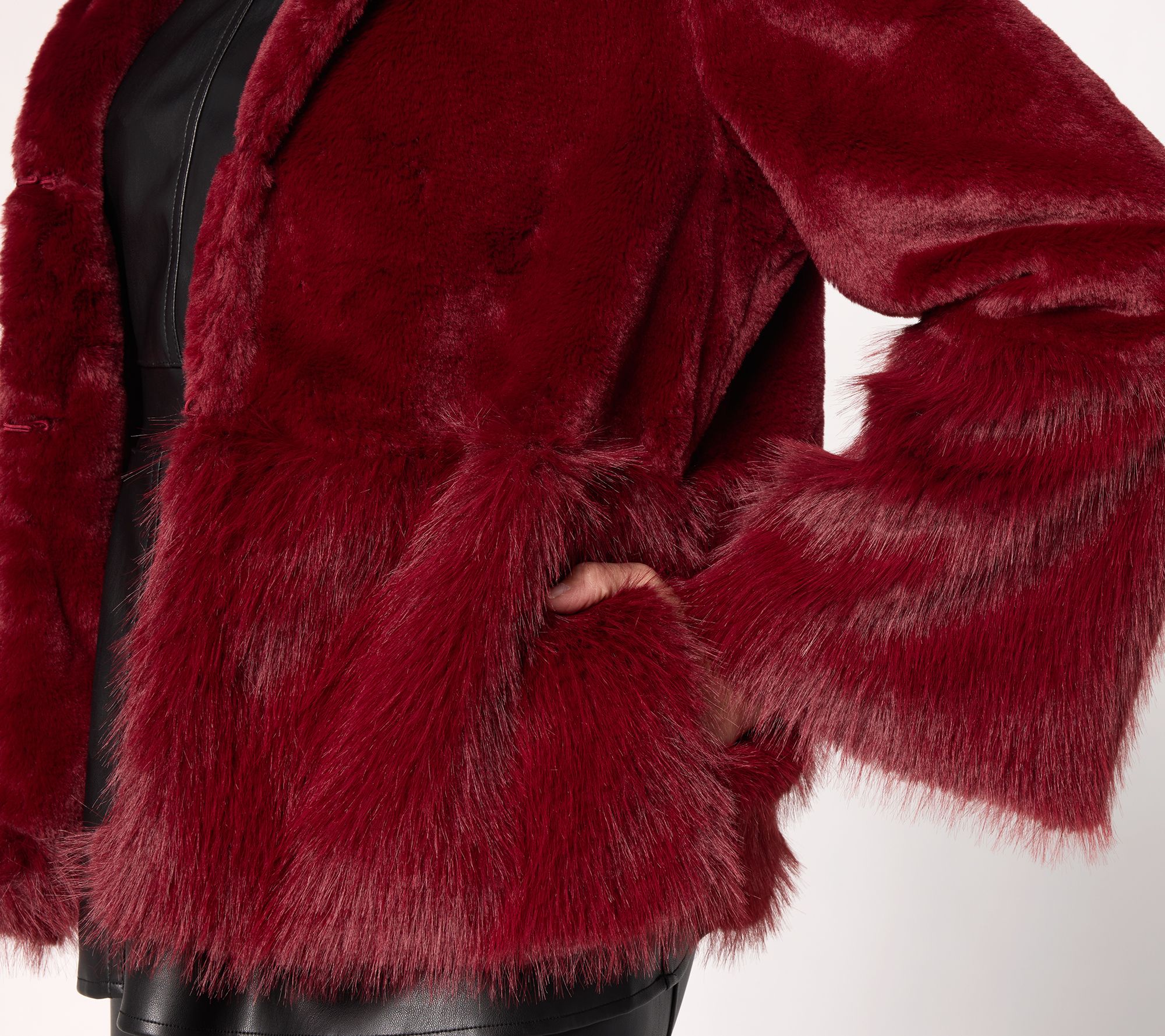 Carla Rockmore Collection Faux Fur Jacket