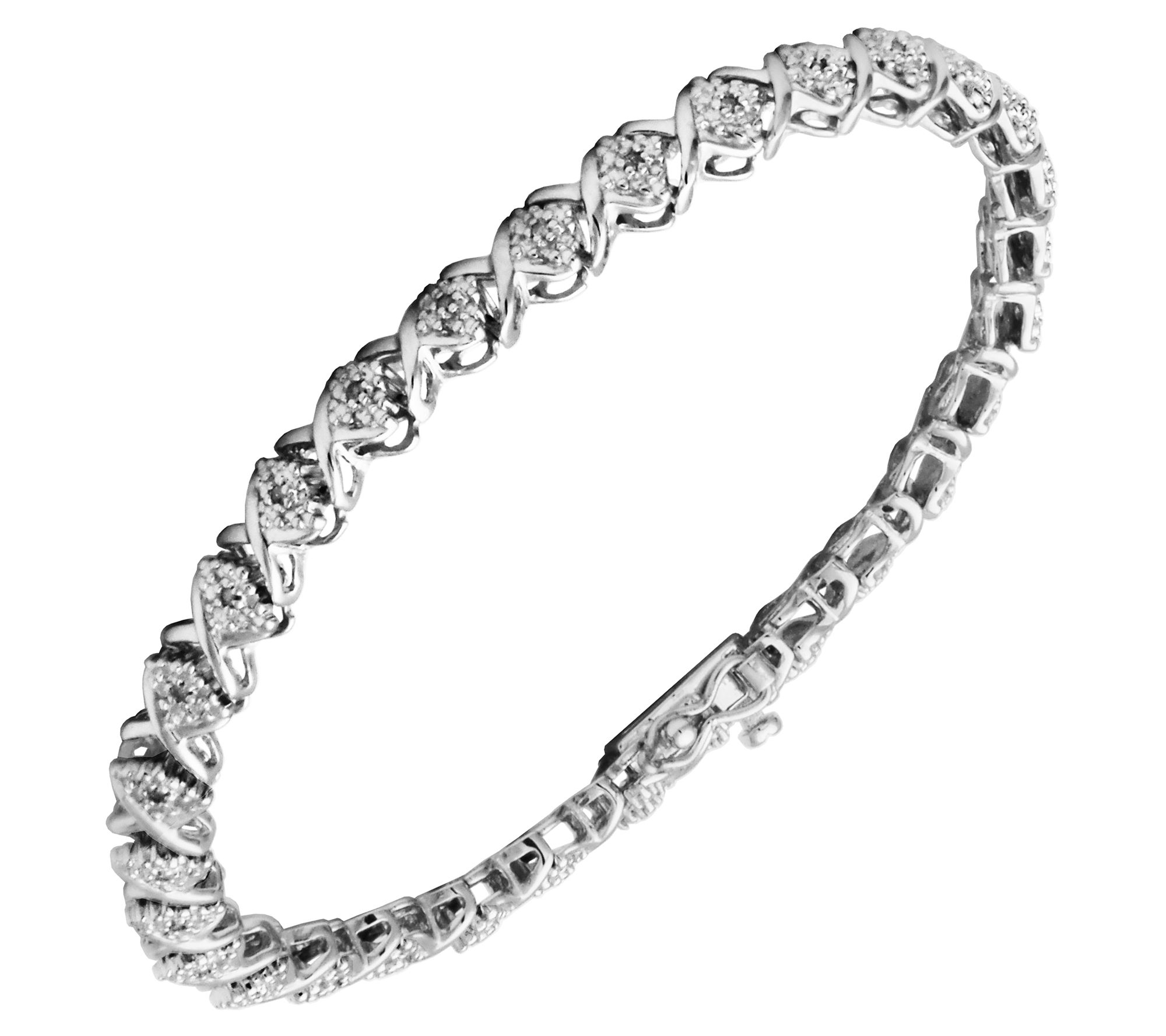 Sterling Silver Diamond Accent 