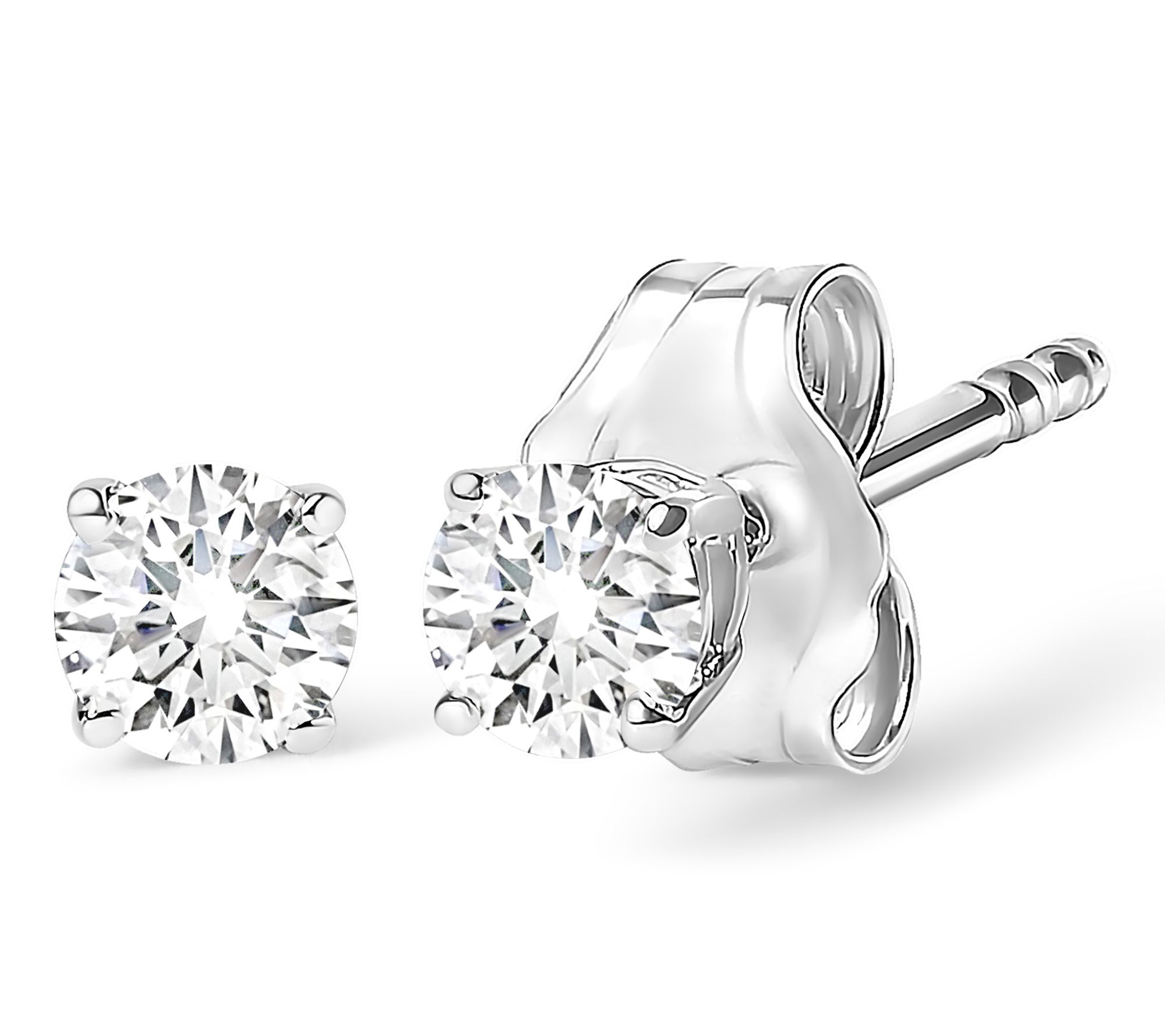 Haus of Brillia nce Round Lab G rown Diamond St ud Earrings, 14