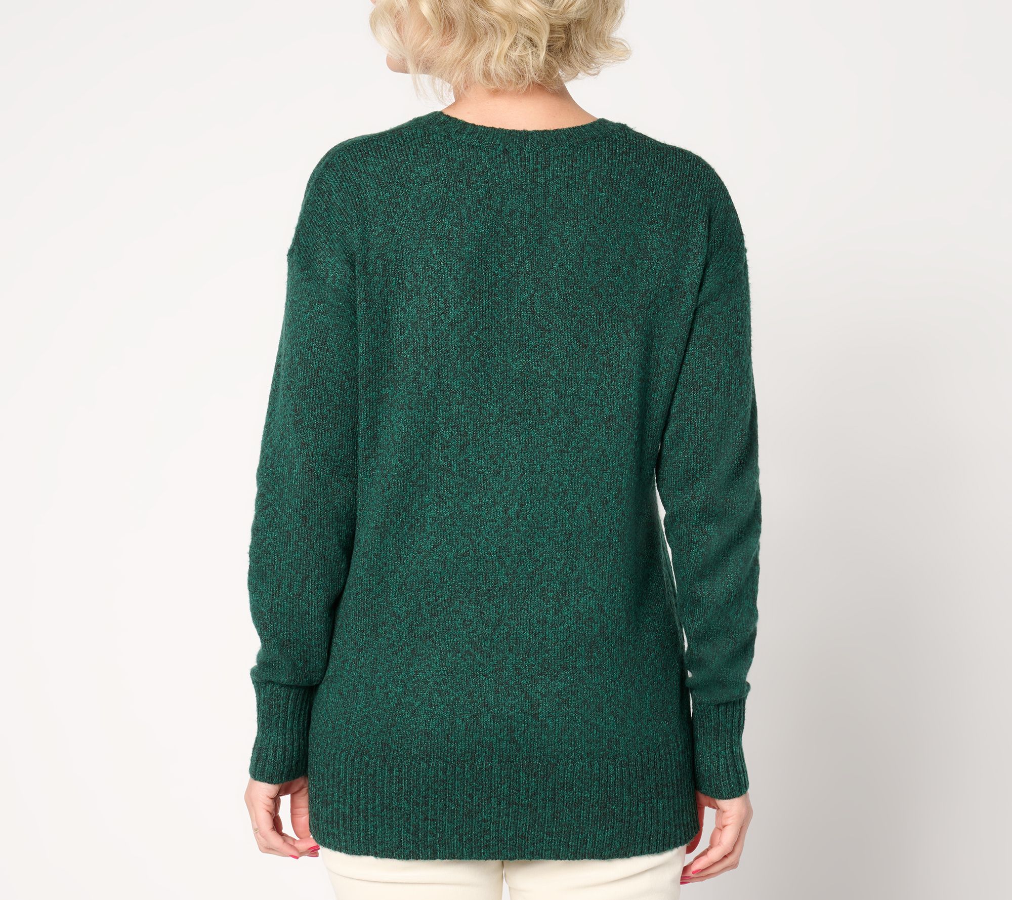 Jingle Belles by Kim Gravel Let's Get Cozy Makin' Merry Tunic Sweater