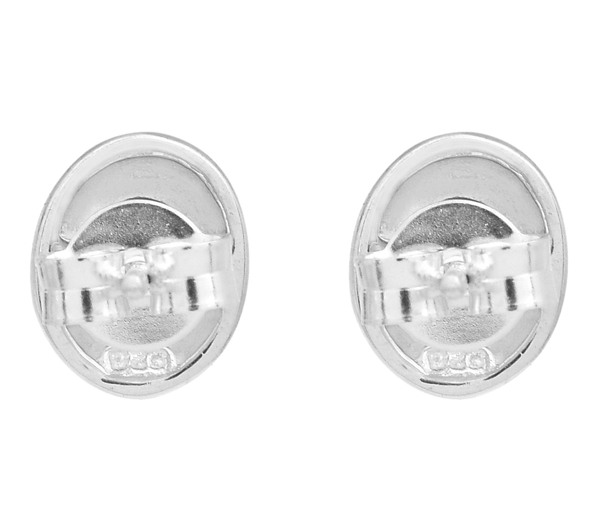 Affinity Gems High polished Turquoise Stud Earrings, Sterling