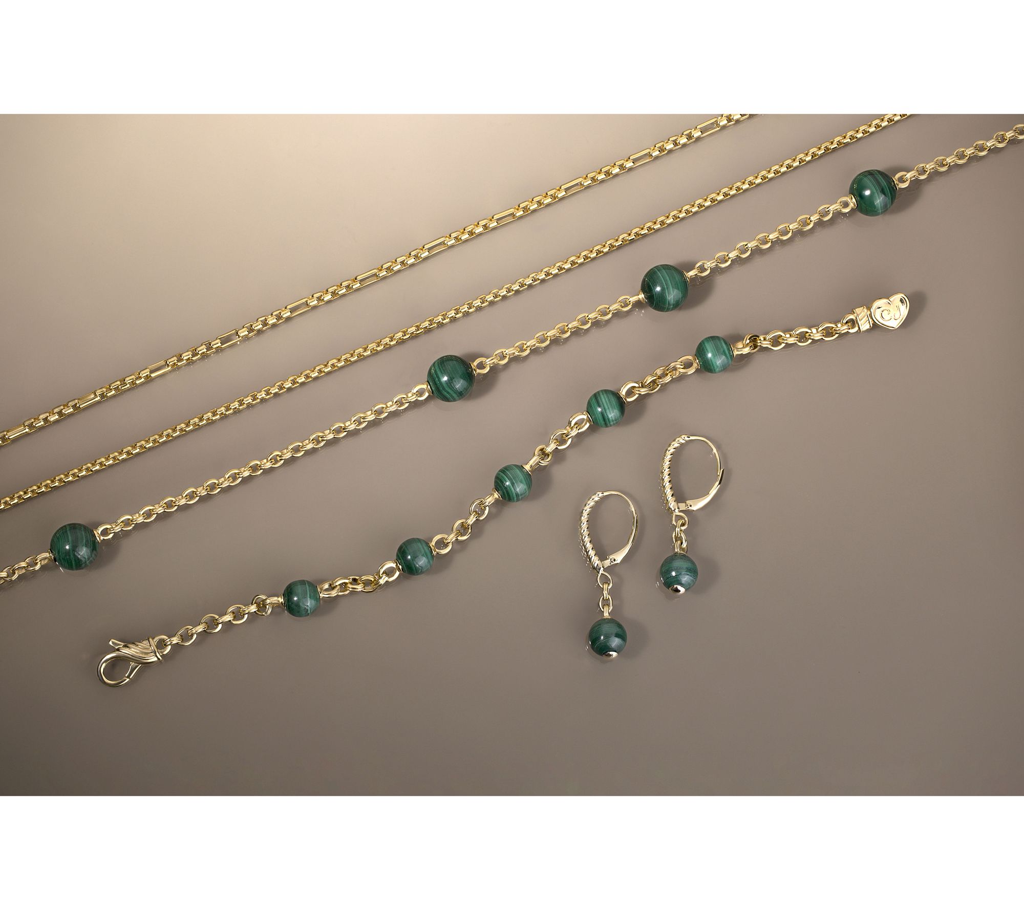 Christian James Sterling Silver Gemstone Bead Earrings