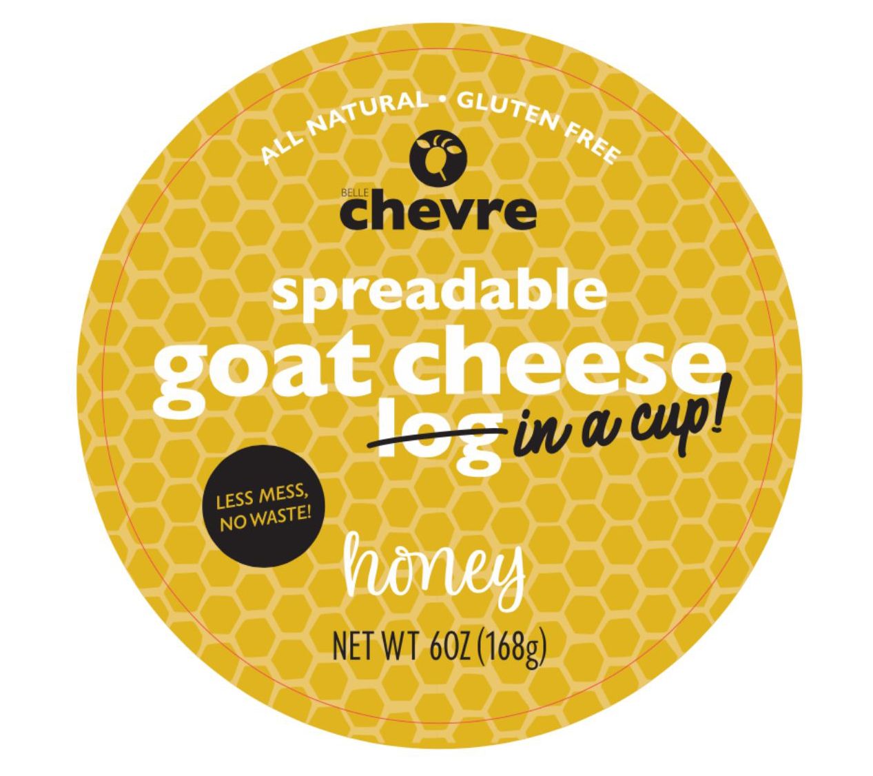 SH6/24 Belle Chevre (4) Pack Spreadable Goat Cheese in Cups