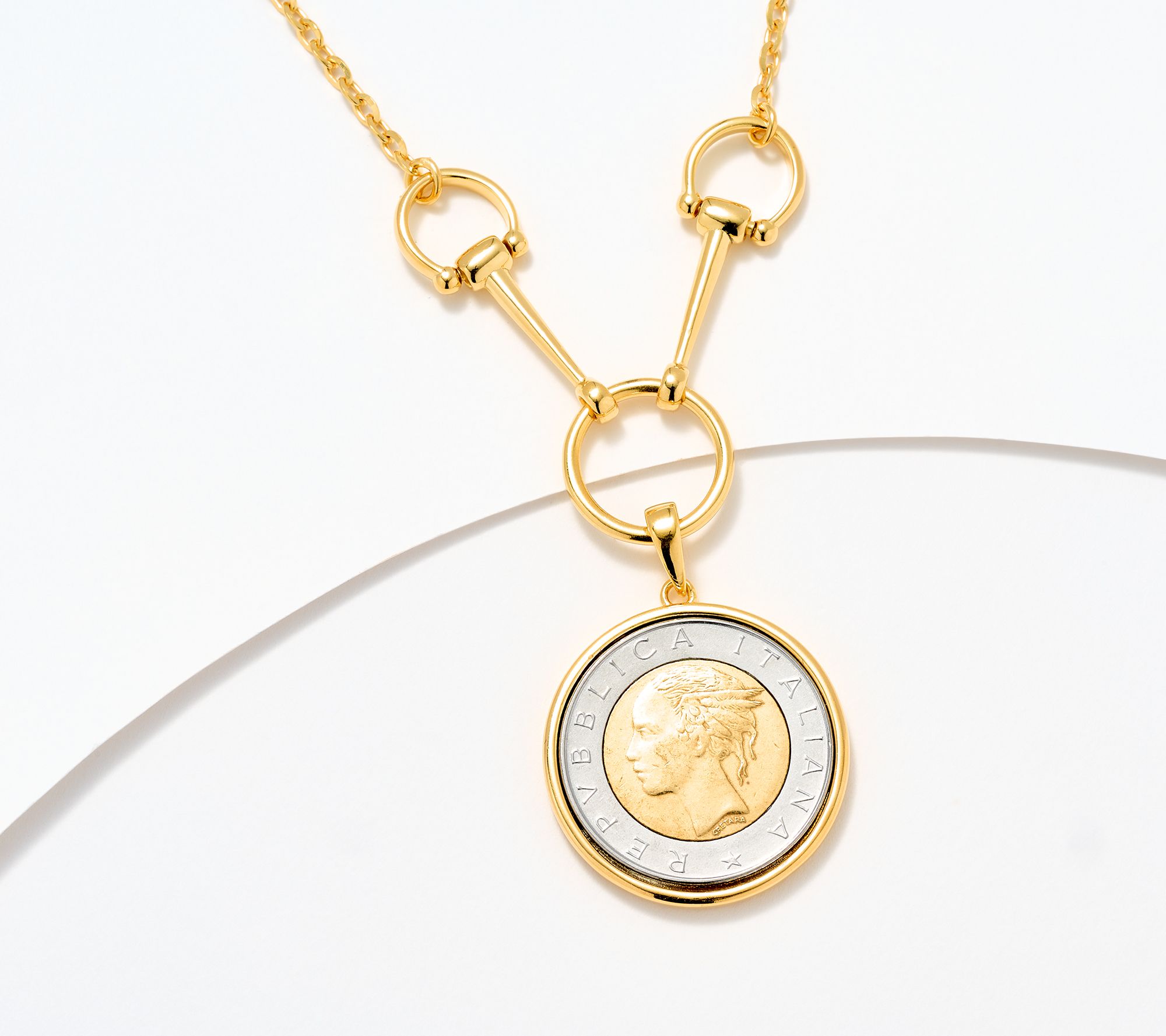 David Markstein Sterling Silver 500 Lira Coin 18 + 2