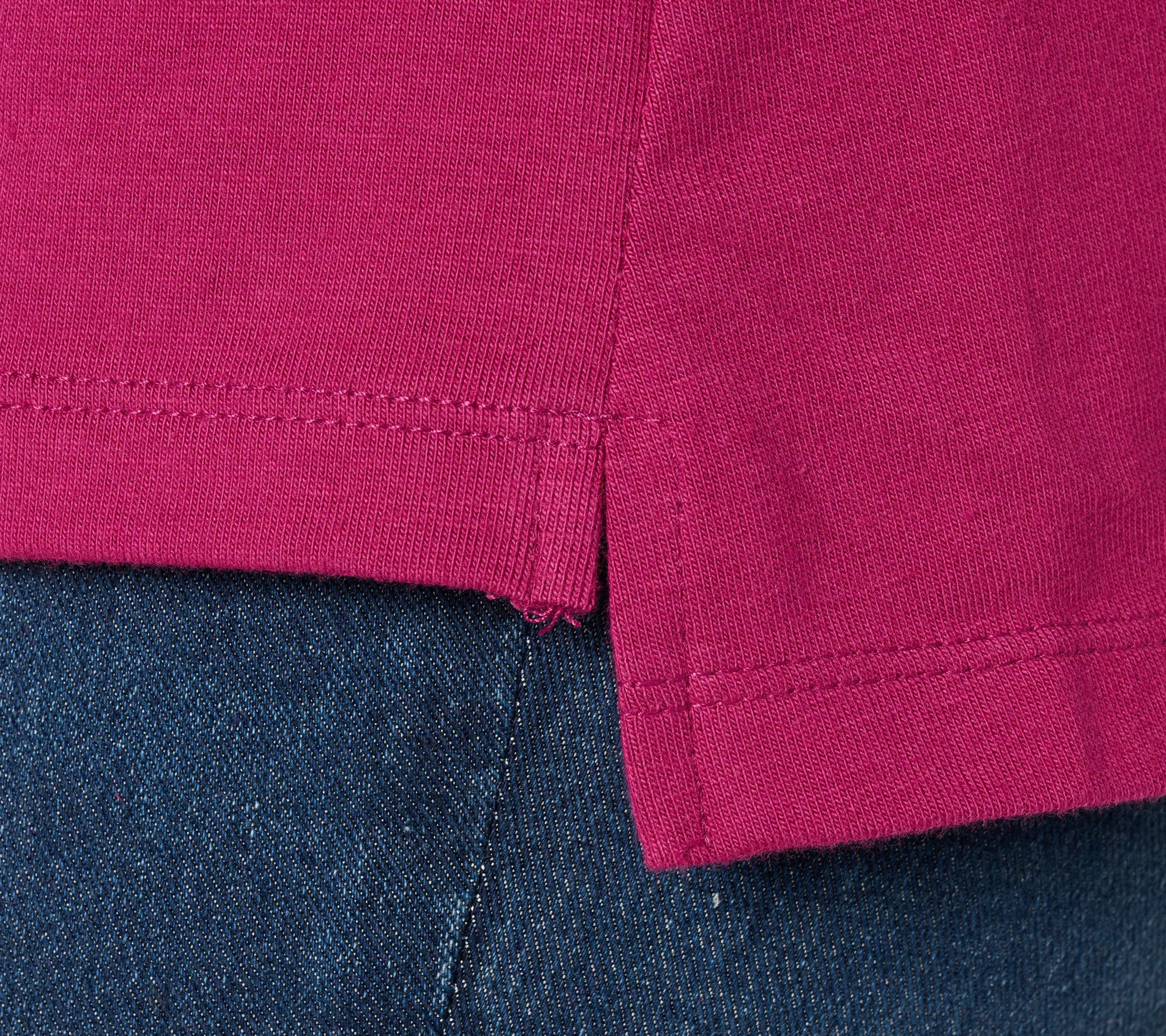 Denim & Co. Essentials Perfect Jersey Crew Neck Top