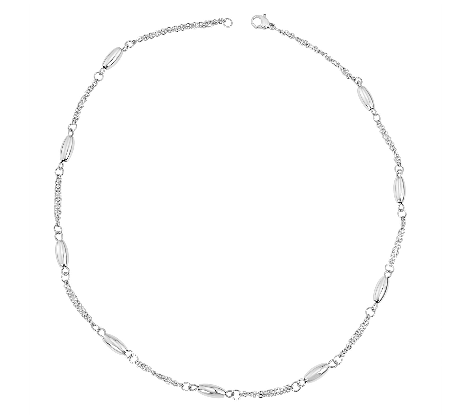 Steel by Design Bead Station Necklace