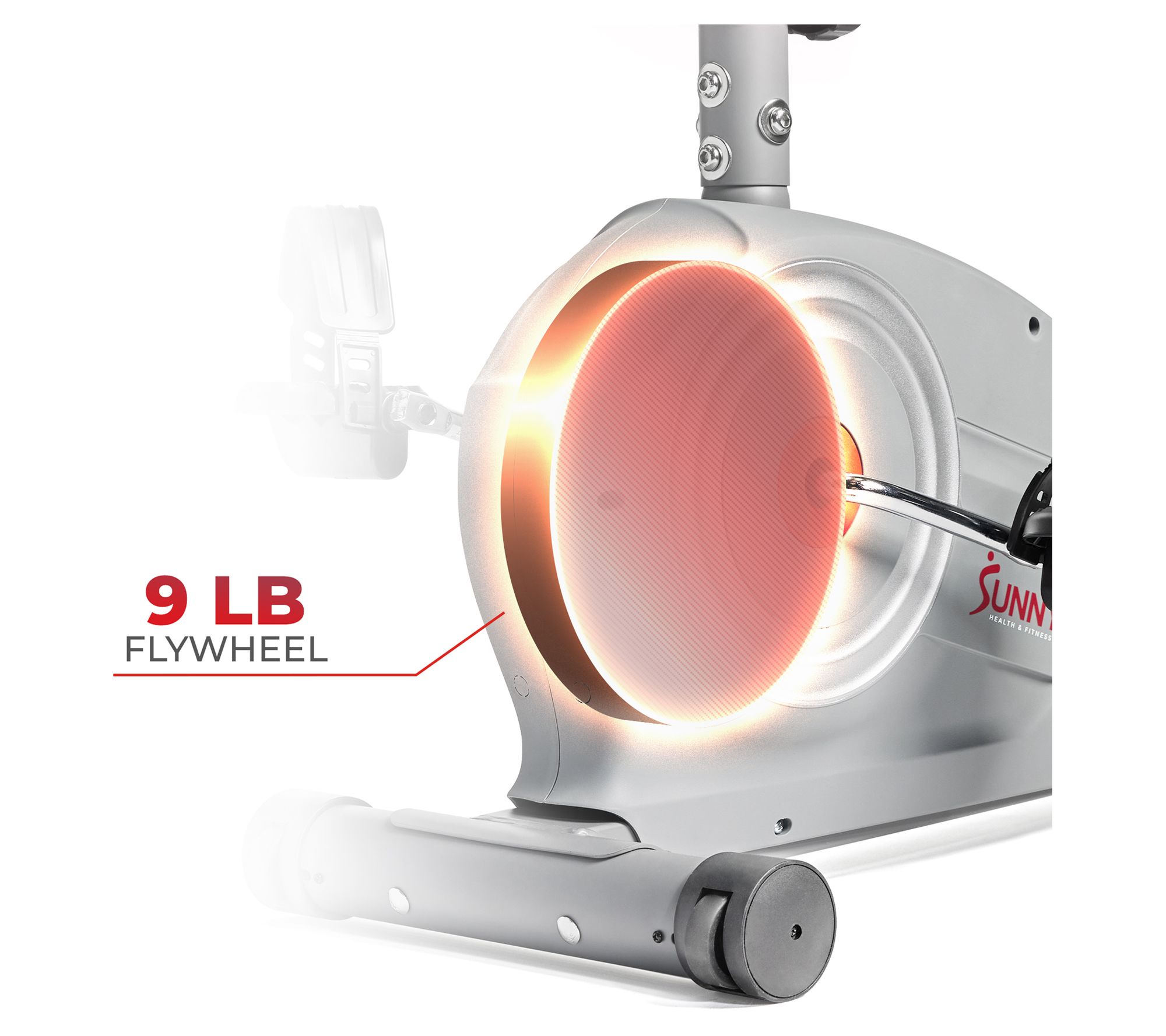 Sunny Health & Fitness Essentials Series Smart Recumbent Bike