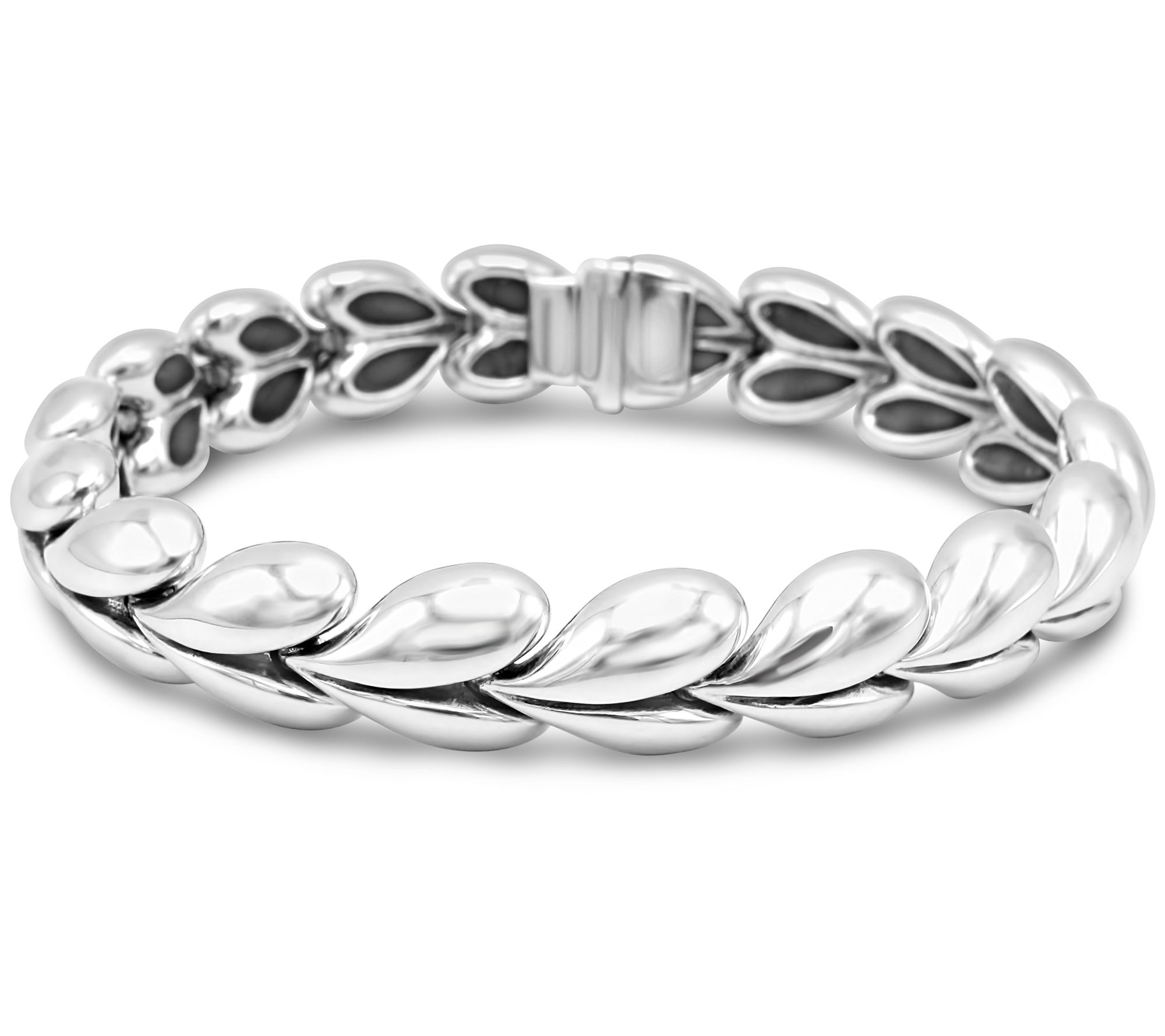 Tiffany Kay Sterling Silver Herringbone Bracelet, 88.37g