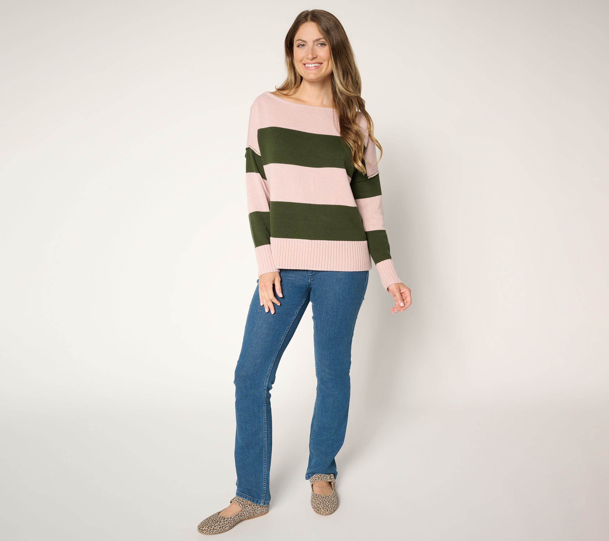 Studio Park x Amy Stran 100% Cotton One Shoulder Sweater