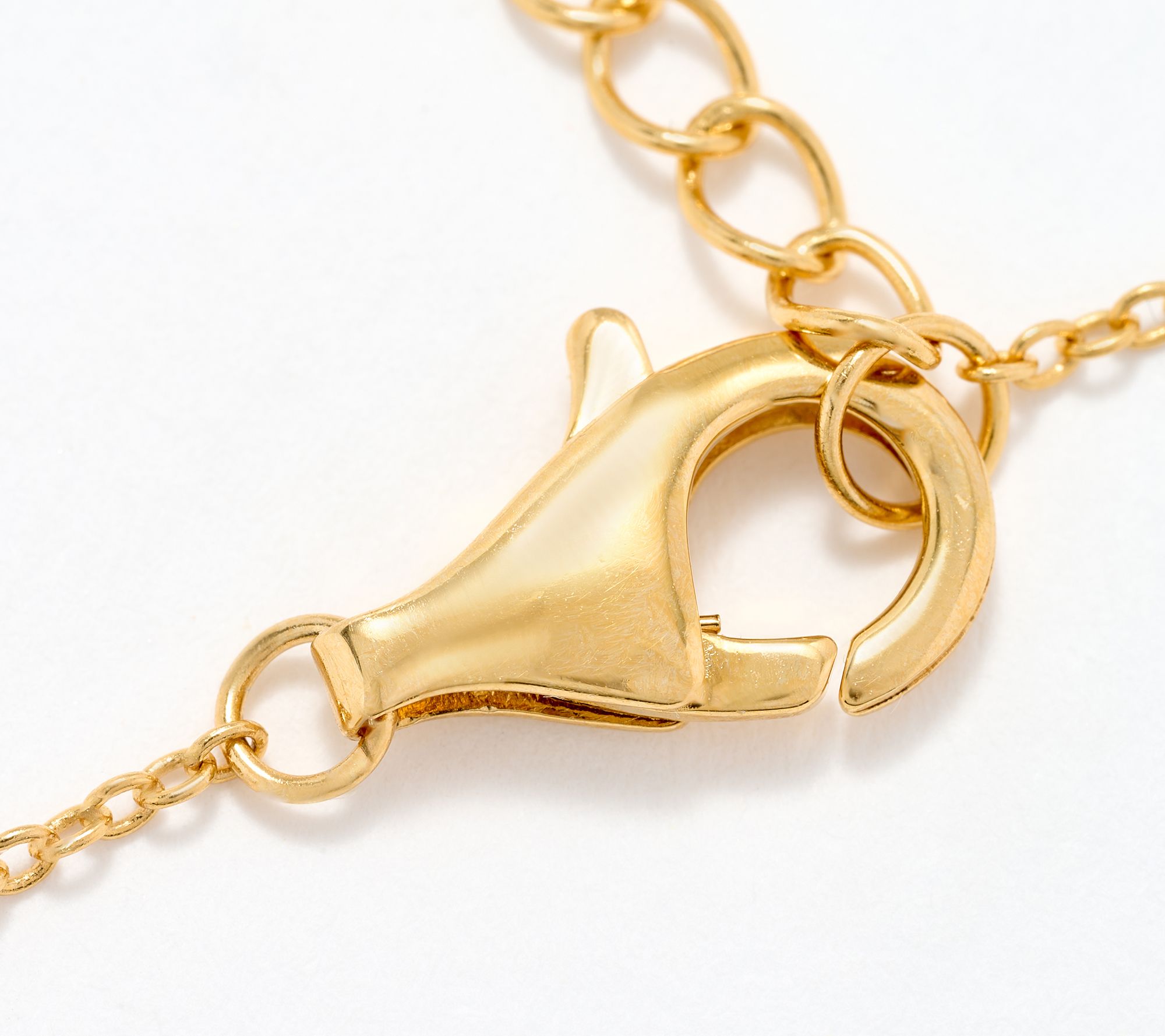 Diamonique x Jennifer Miller Signature Open Heart Necklace, Sterling Silver