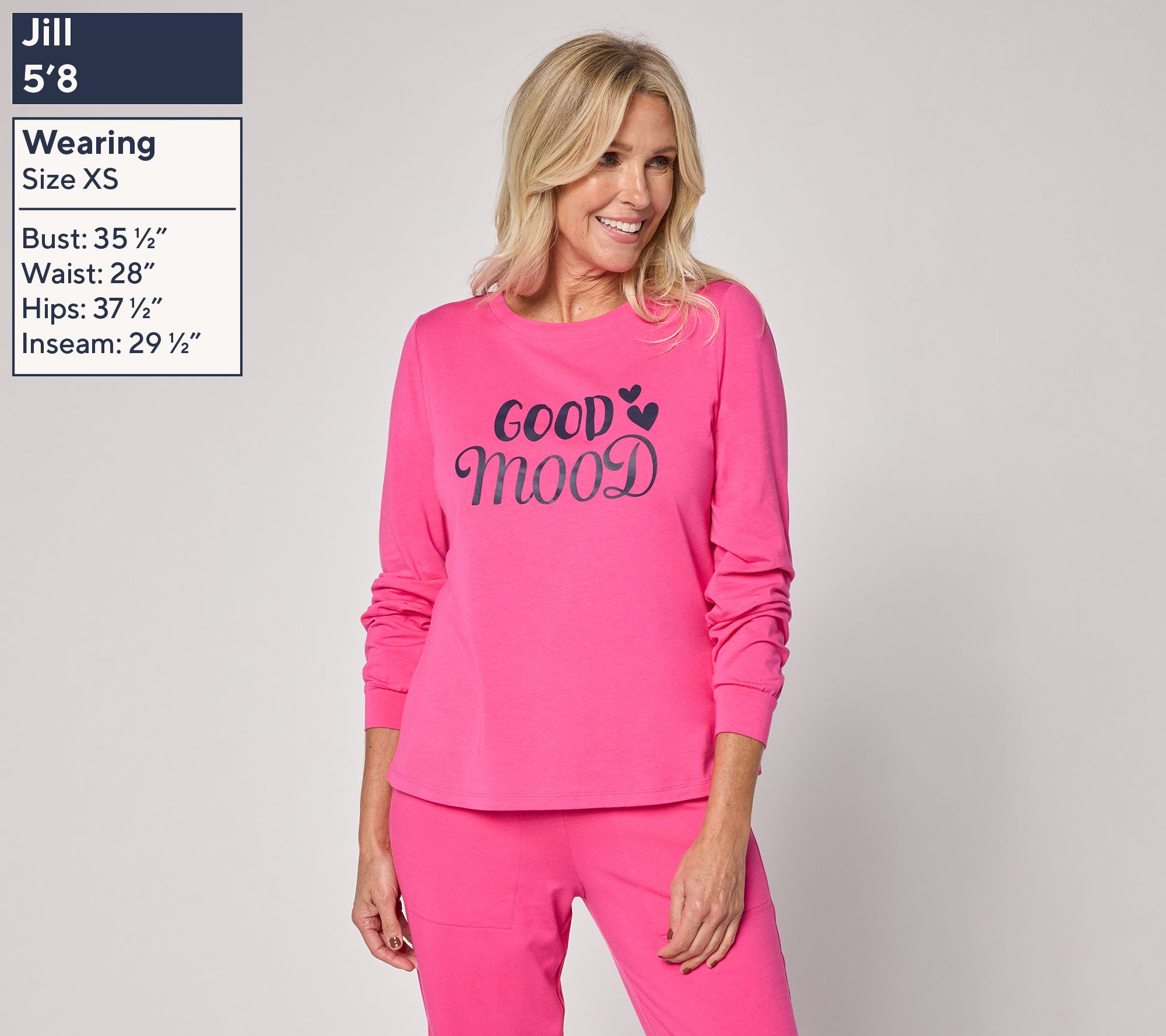 AnyBody Cozy Knit Message Top