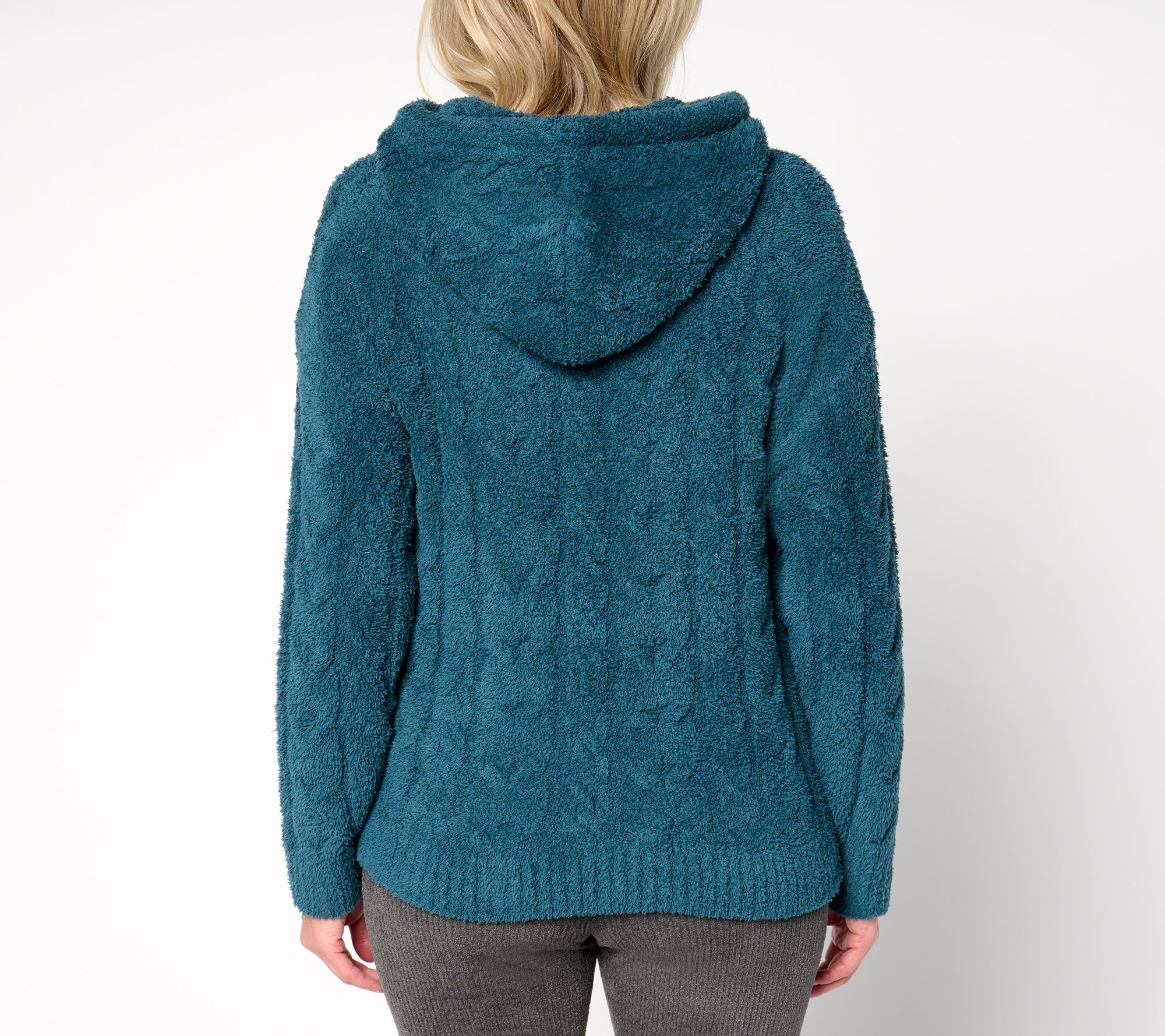 Barefoot Dreams CozyChic Cable Teddy Pullover