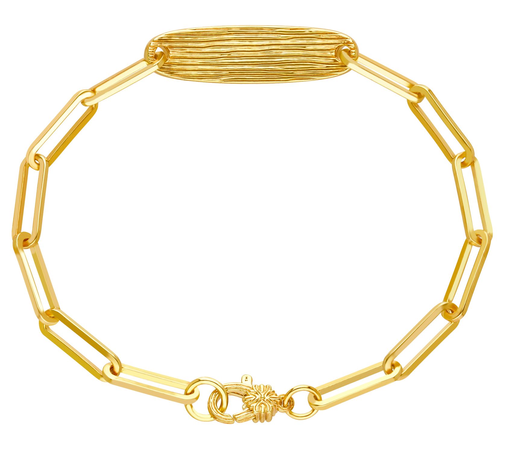 Ariva 18K Gold Clad Diamonique Affirmation Bracelet