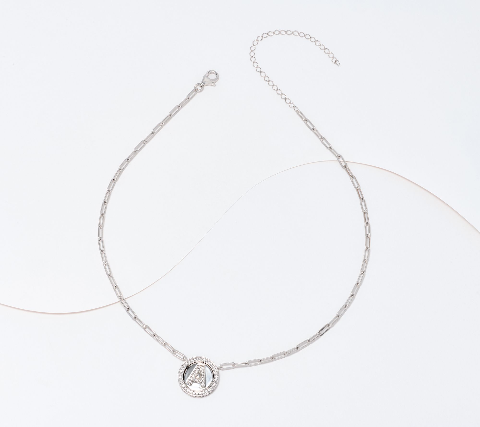 JEN by Jennifer Miller Pave Lab Grown Diamond Initial Necklace