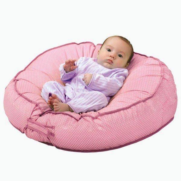 Leachco Podster Sling-Style Infant Lounger Pink Pin Dot