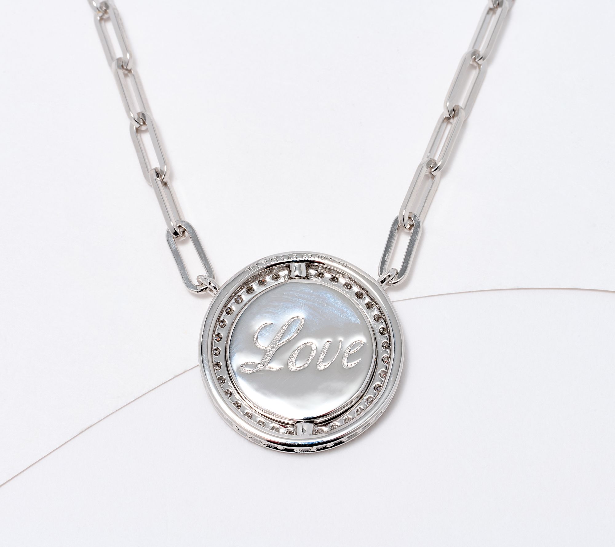 JEN by Jennifer Miller Pave Lab Grown Diamond Initial Necklace