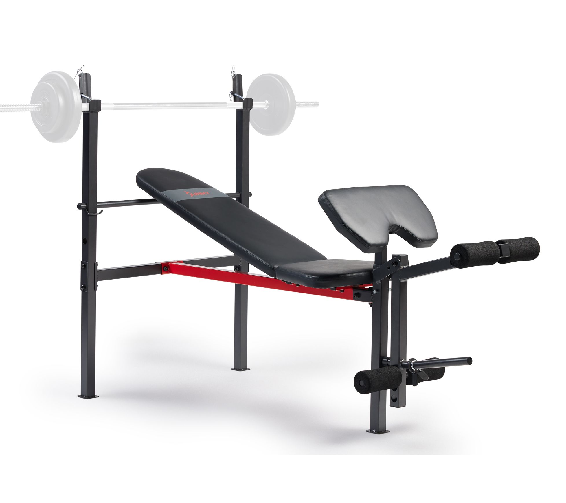 Sunny Adjustable Incline Weight Bench w/ Leg &Curl Combo