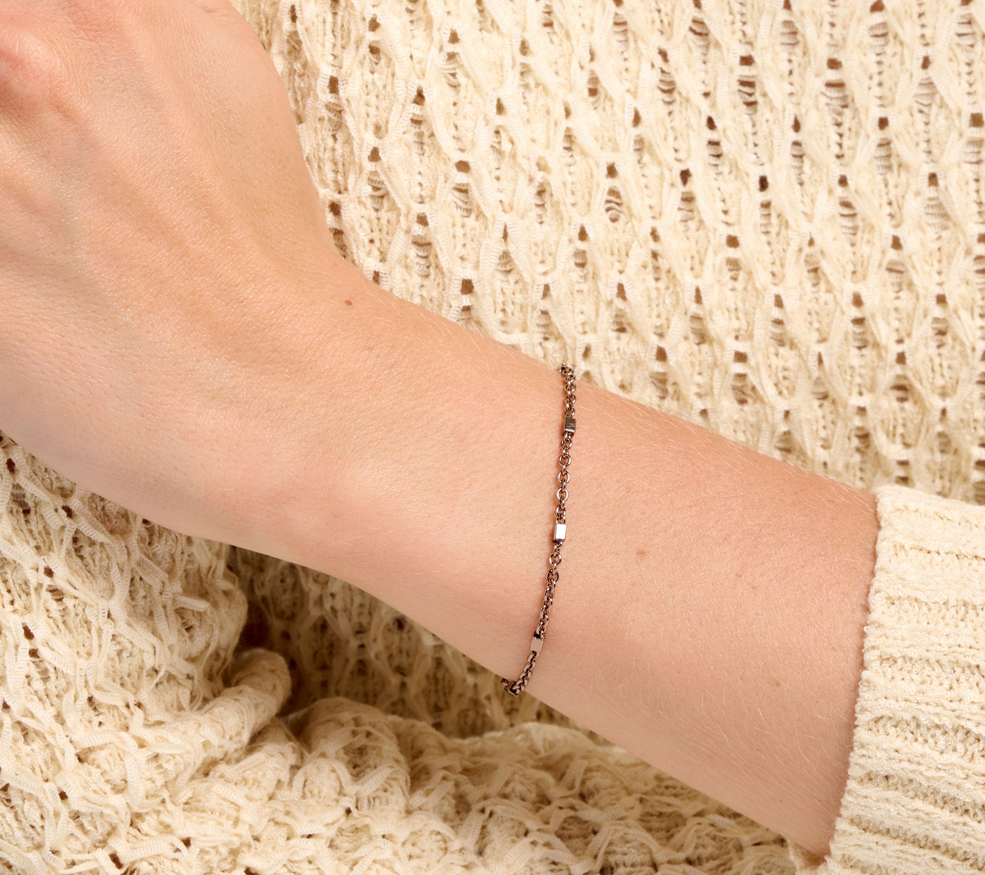 David Markstein Bronze Premiere Luxe Cube Station Bracelet