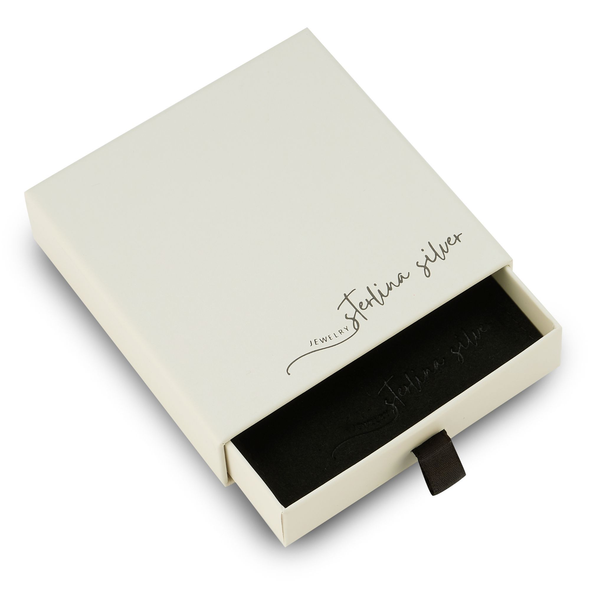 Sterlina Silver Pear & Round Cut Station Necklace, Sterling