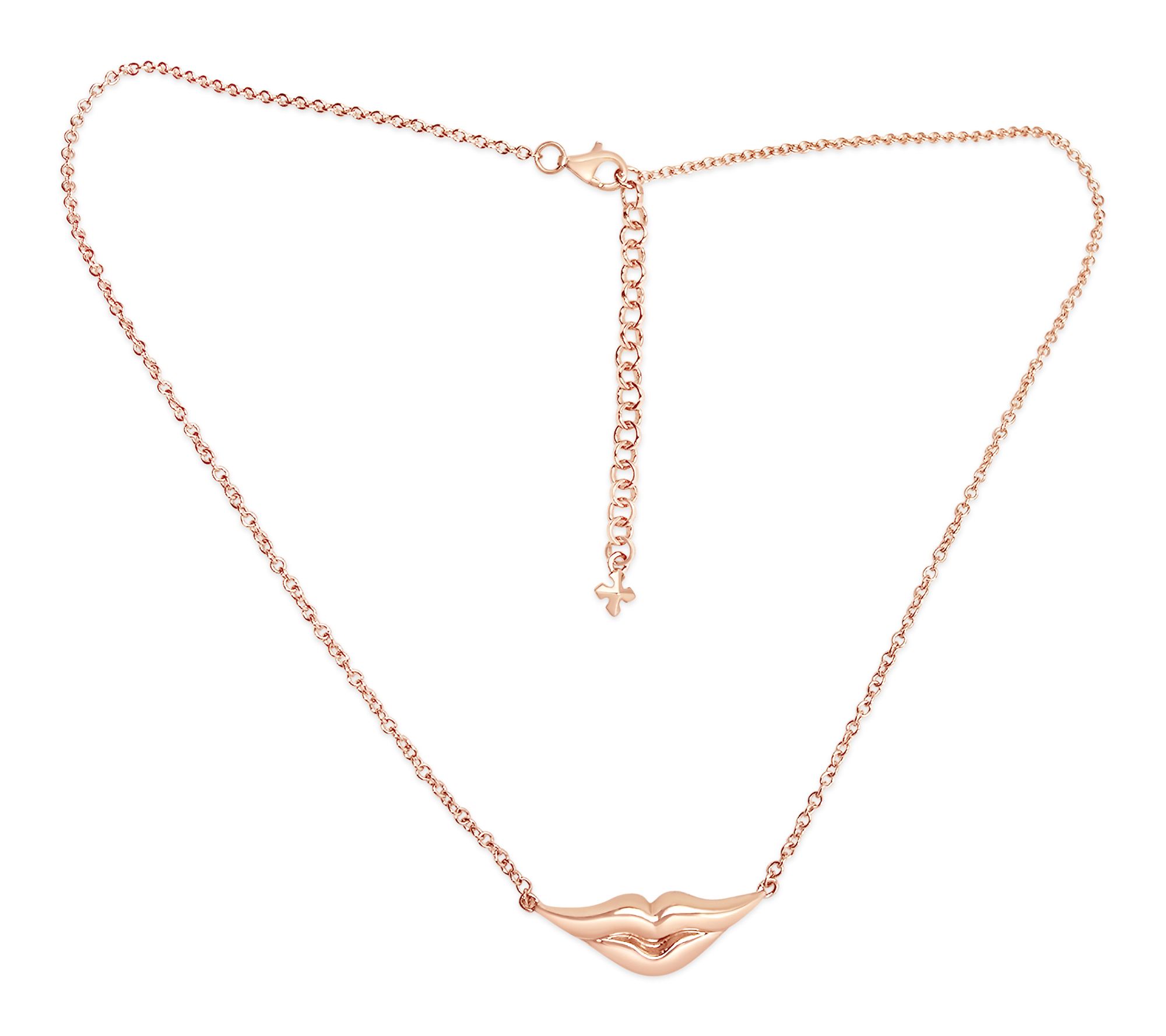 Margo Manhattan Silver 14K Rose Gold Clad BellaNecklace
