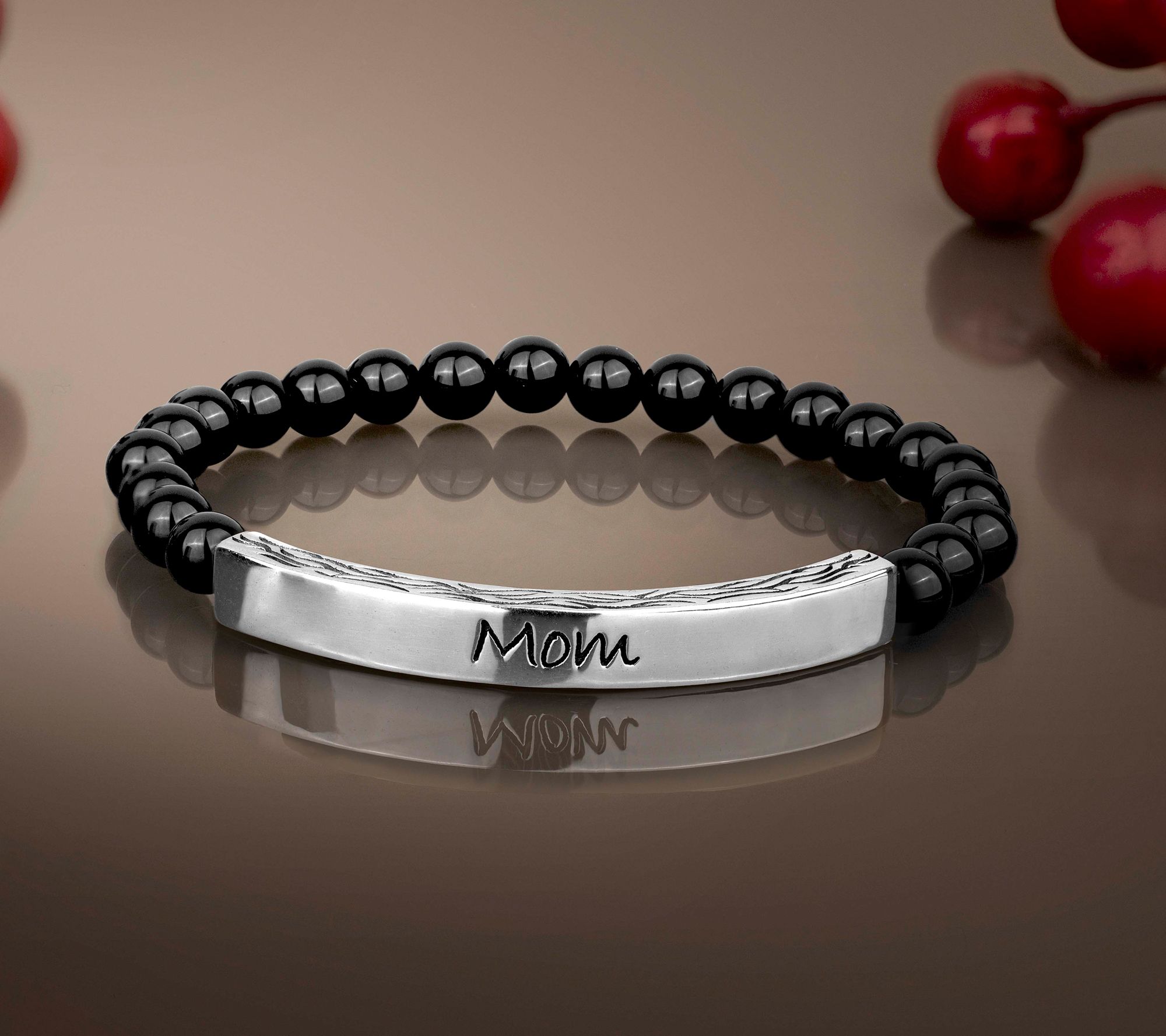 Christian James by Scott Grimes Mom Gemstone Stretch Bracelet