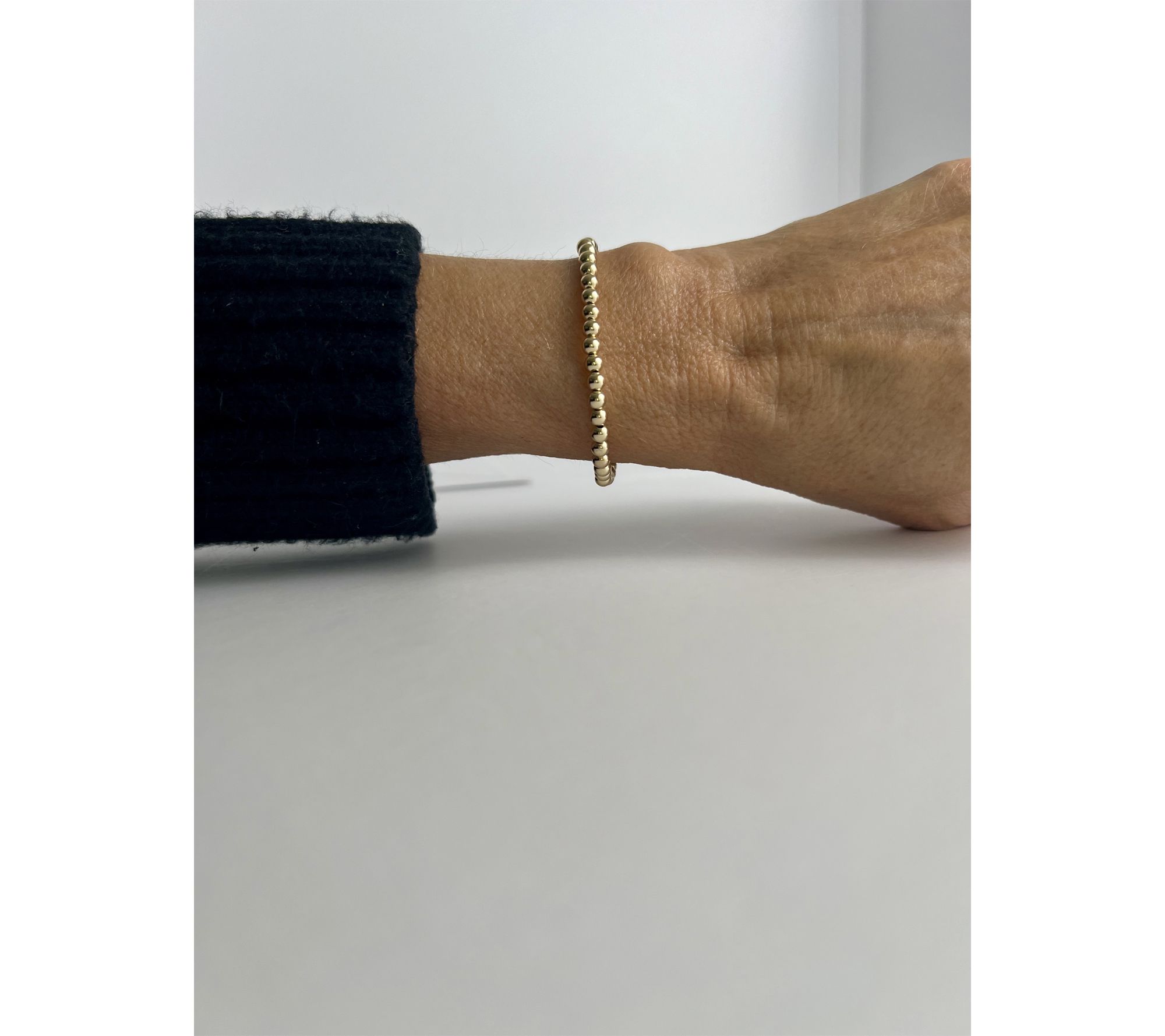 MaeMarie Wraps Heart of Gold Single Slip On Bracelet, 14K Gold