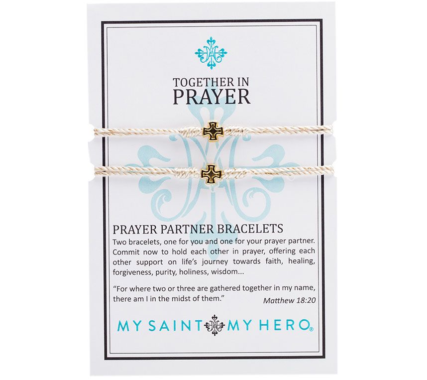 My Saint My Hero Prayer Partner Bracelets