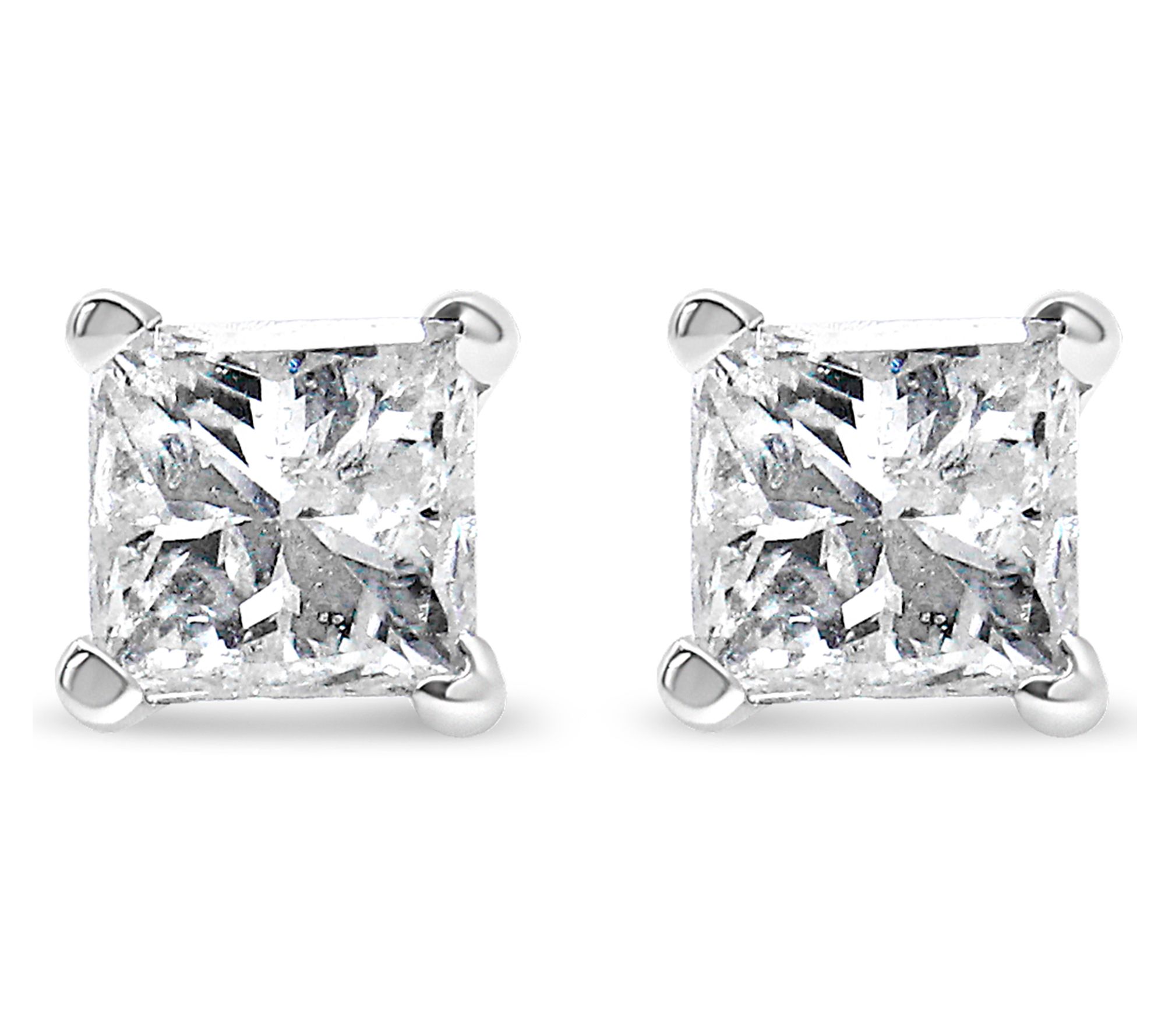 Haus of Brilliance 1.00 cttw Diamond Earrings,Sterling Silver