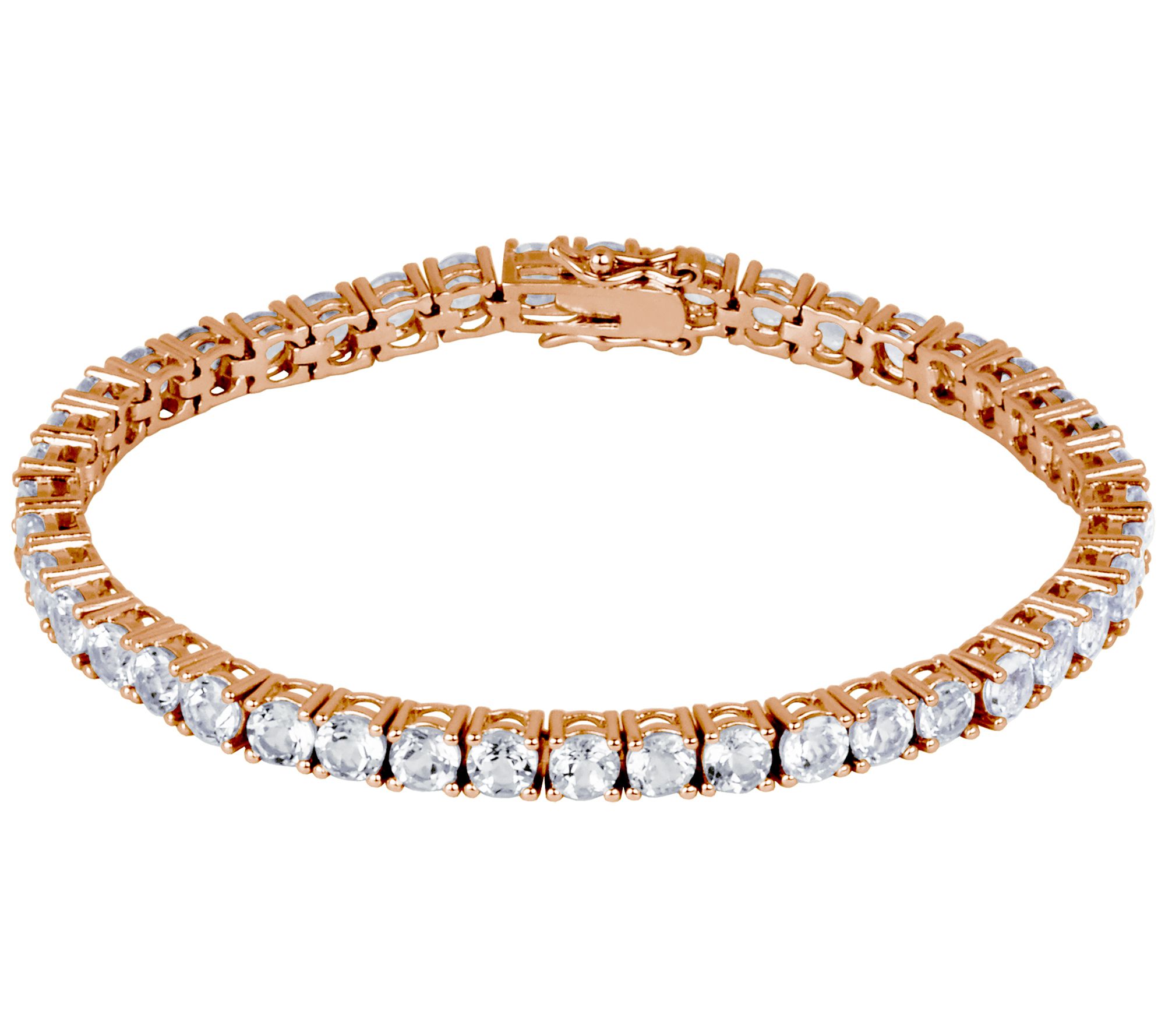 Diamonique 17.80 cttw Tennis Bracelet, Sterling Silver