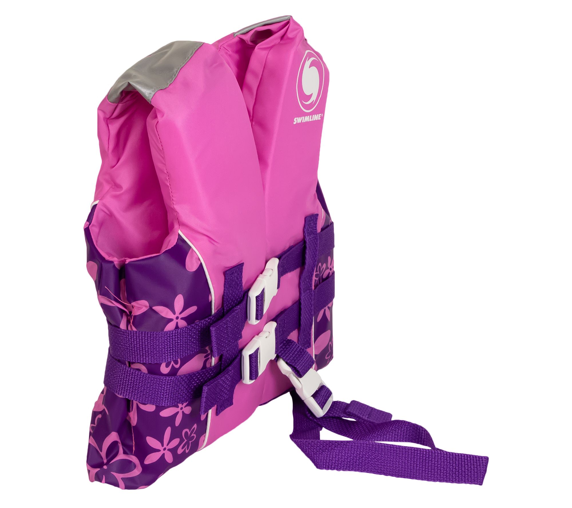 Swim Central Floral Life Jacket Vest with Handle - Up to 50lbs