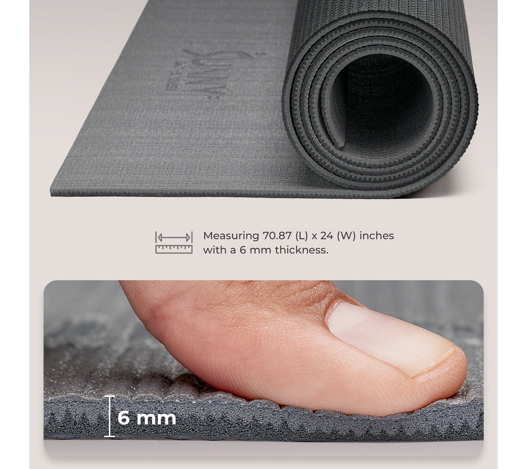 Sunny Anti-Slip Dual Color Exercise Yoga Mat