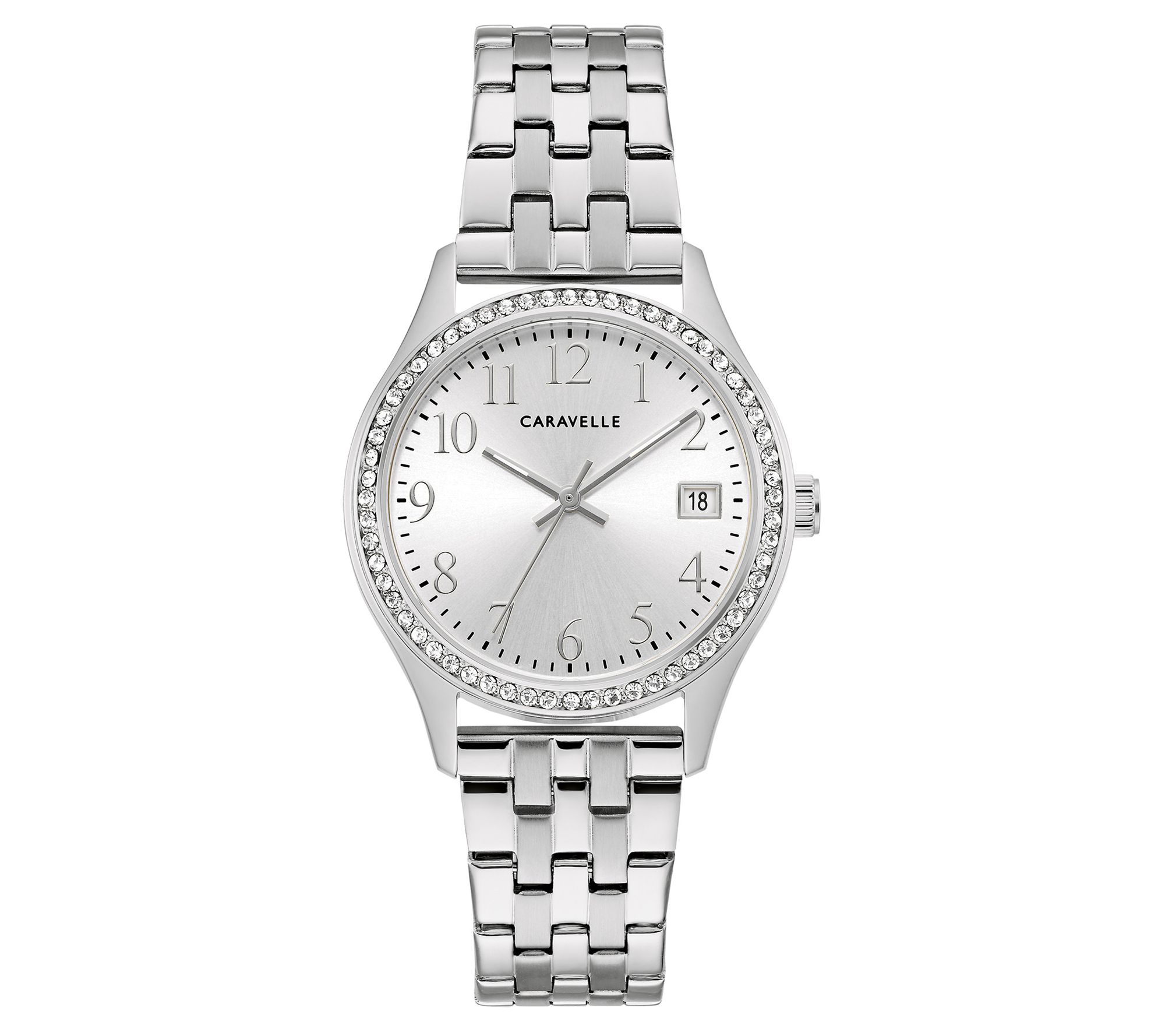 Caravelle by Bulova Women's Stainless Watch & Bracelet Set
