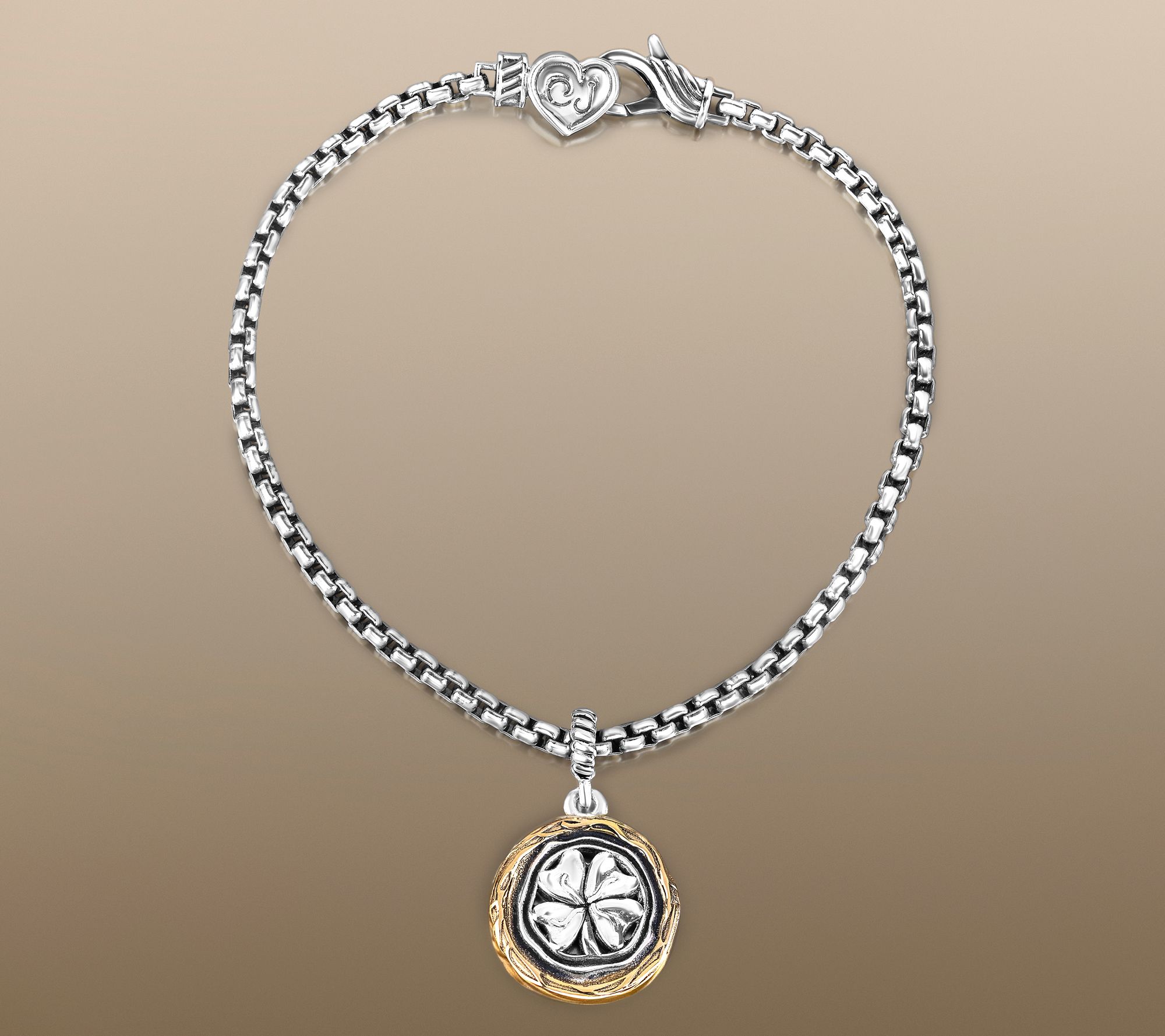 Christian James by Scott Grimes Two-Tone CharmBracelet