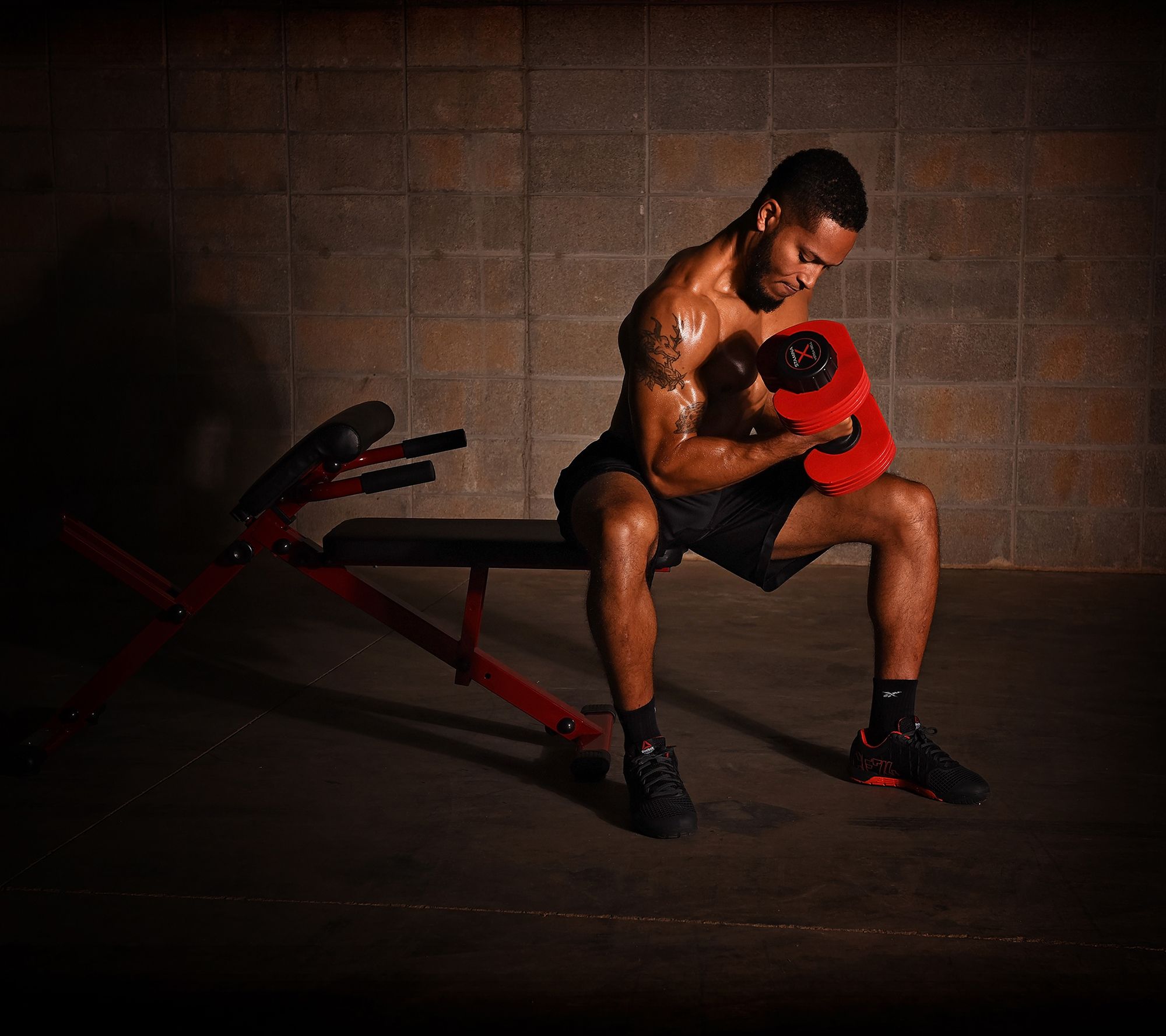 Stamina Adjustable Up to 50lbs Versa-Bell Dumbbll