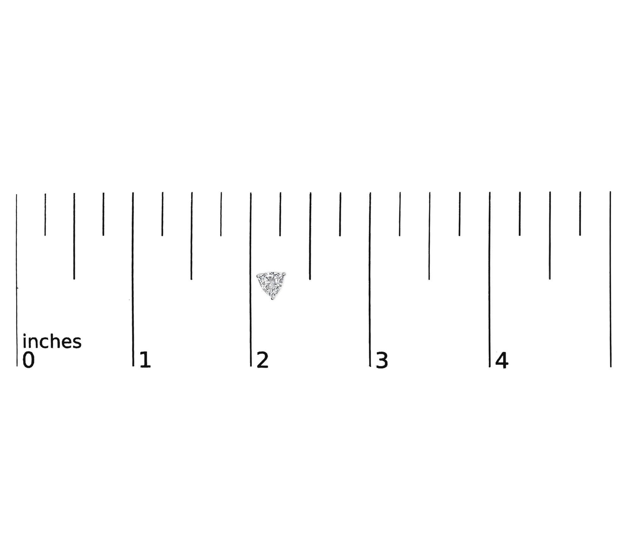 Haus of Brilliance Lab-Grown Diamond Trillion Earrings, 14K