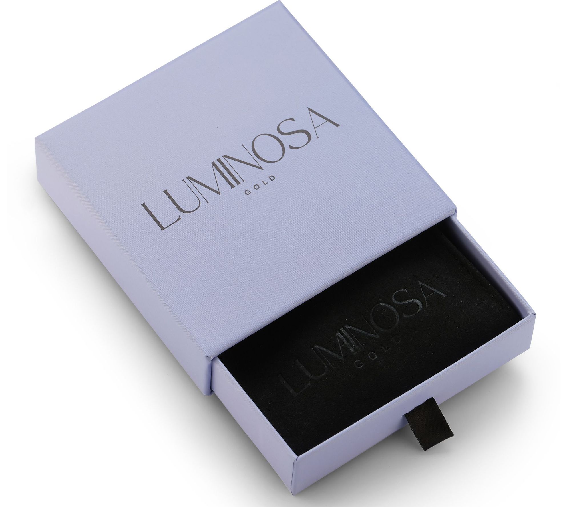 Luminosa Gold Diamond-Cut Clover Station Necklace, 14K