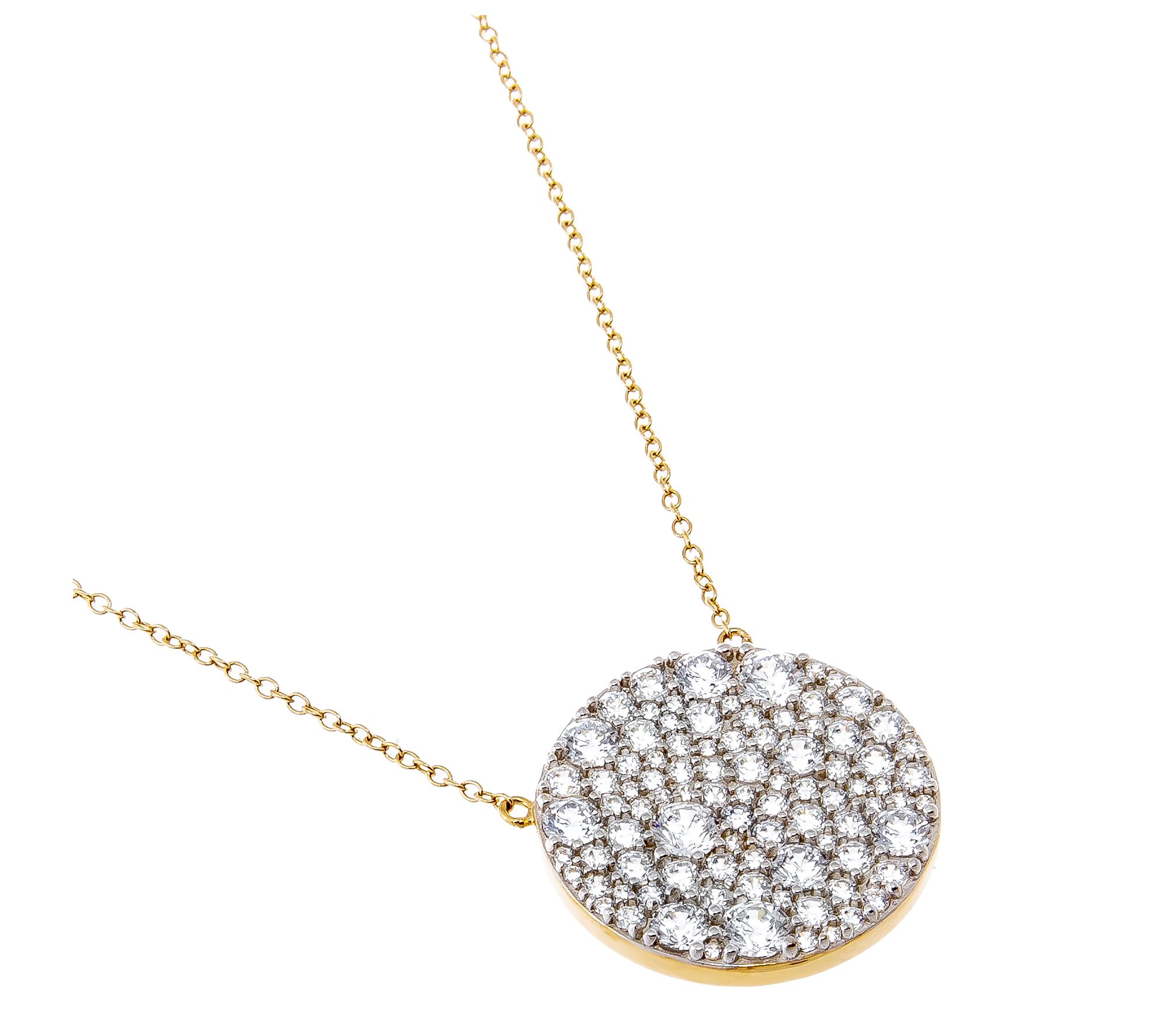 Diamonique x Jennifer Miller Cobble Stone Necklace, Sterling
