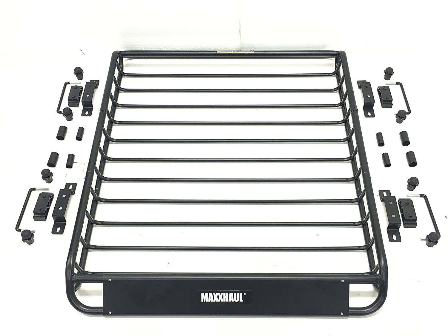 Maxxhaul 70115 Universal Steel Roof Rack Car Top Cargo Carrier/Basket