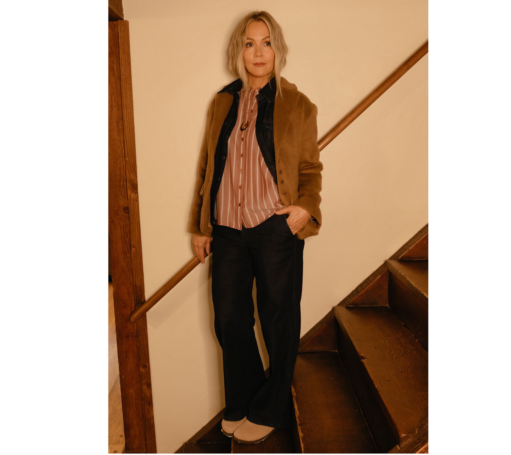 Me by Jennie Garth Downtown Faux Mohair Jacket
